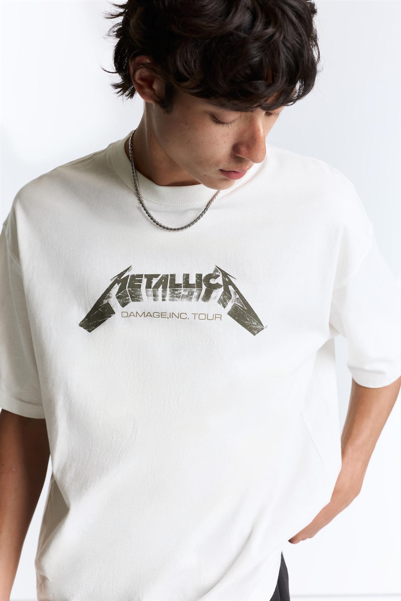 Metallica relaxed fit T-shirt — Off white