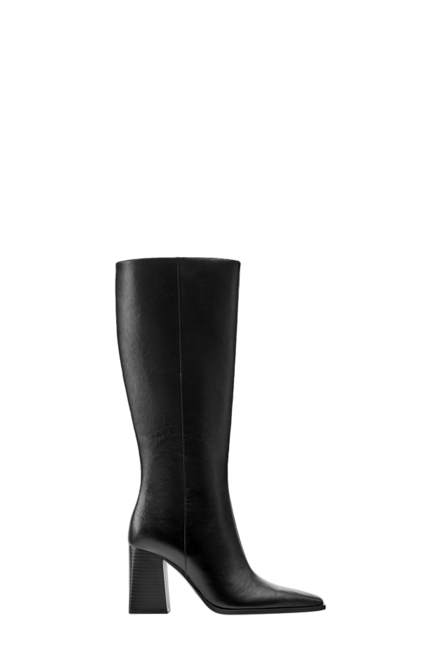 High-heel boots — Black