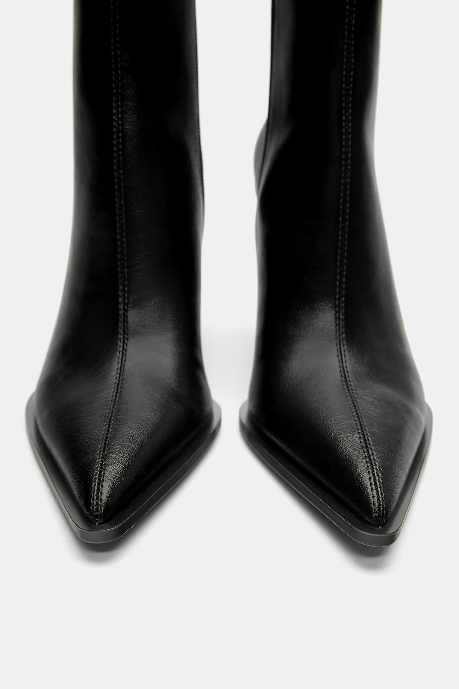 Stiletto heel ankle boots — Black