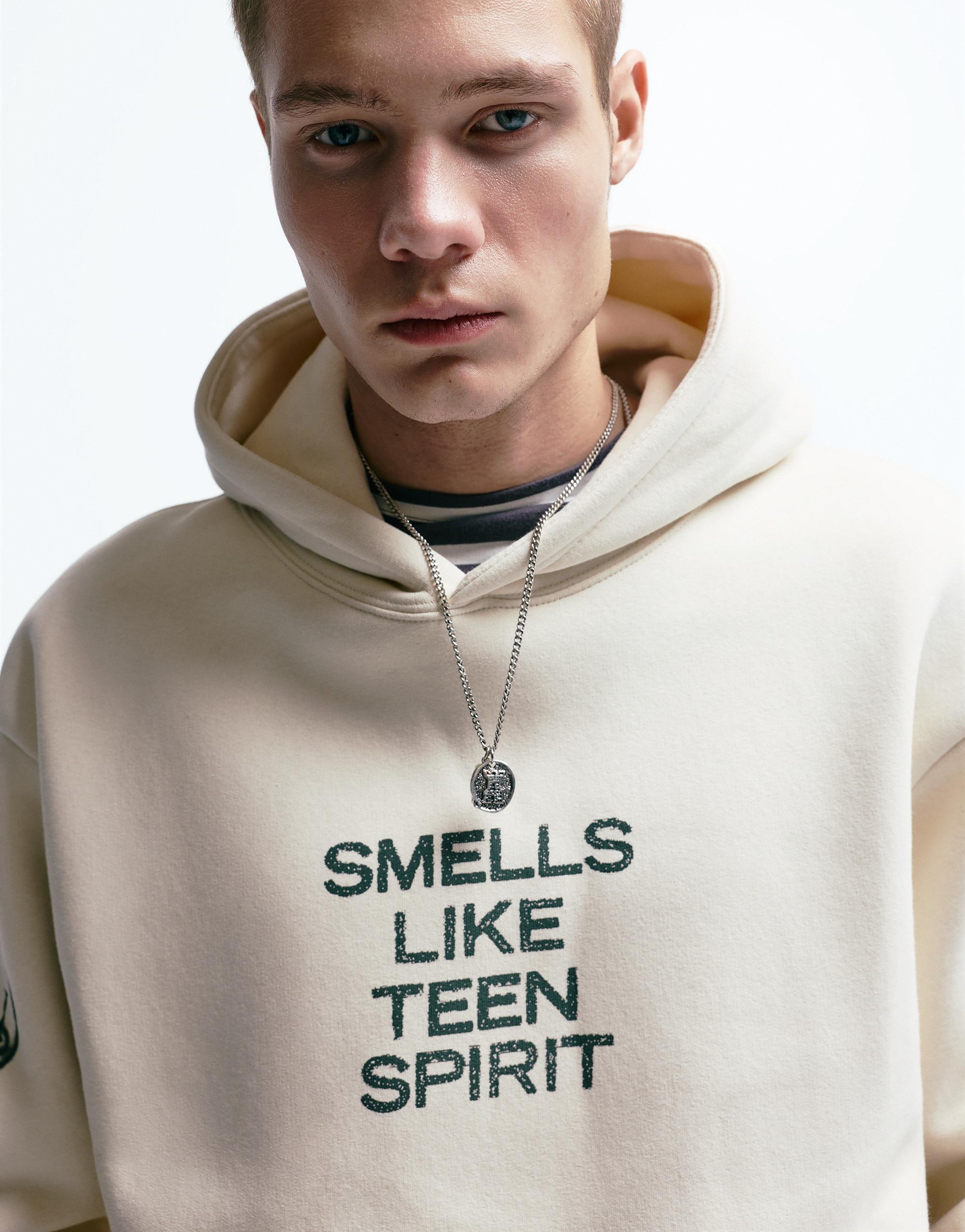 Nirvana kapüşonlu sweatshirt - Görsel 16