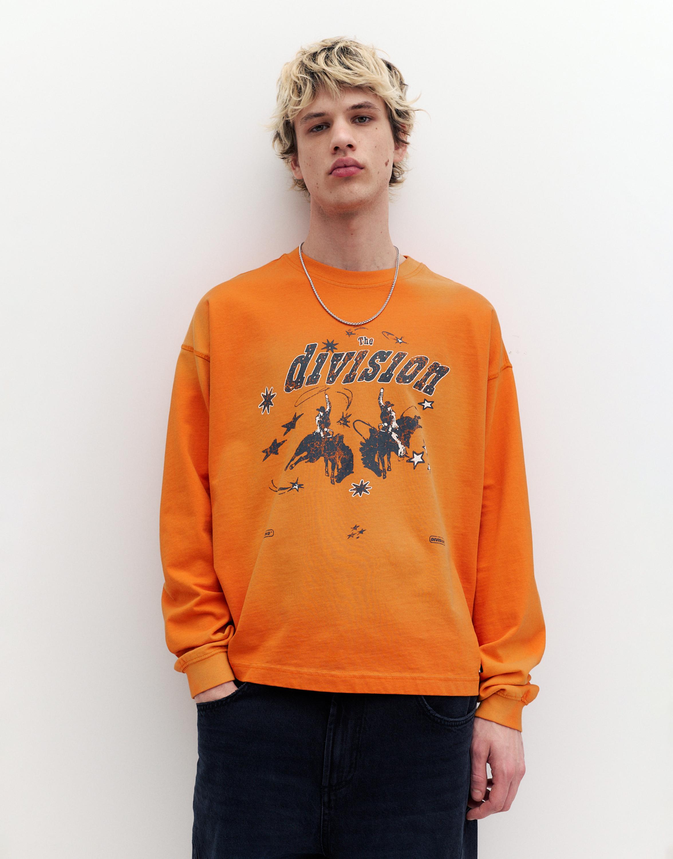 Uzun kollu STWD tişört - Görsel 9