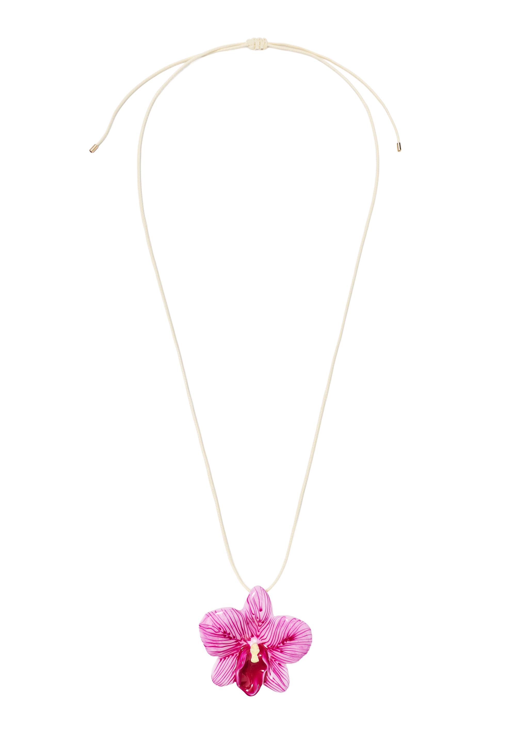 Floral necklace — Pink