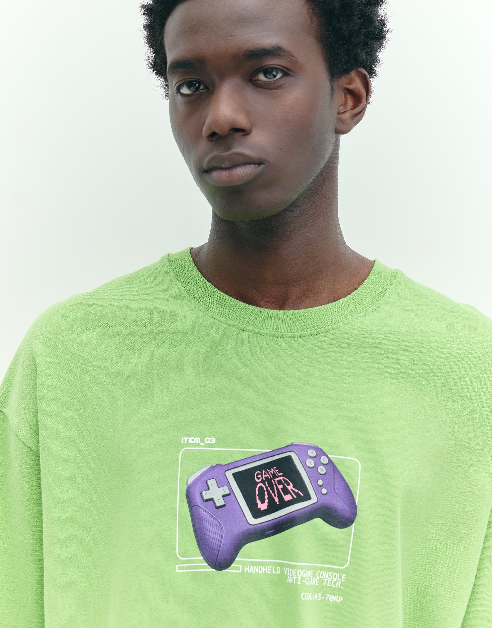 STWD controller graphic T-shirt — Green
