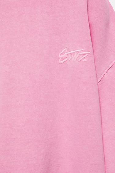 STWD round neck sweatshirt — Pink 7