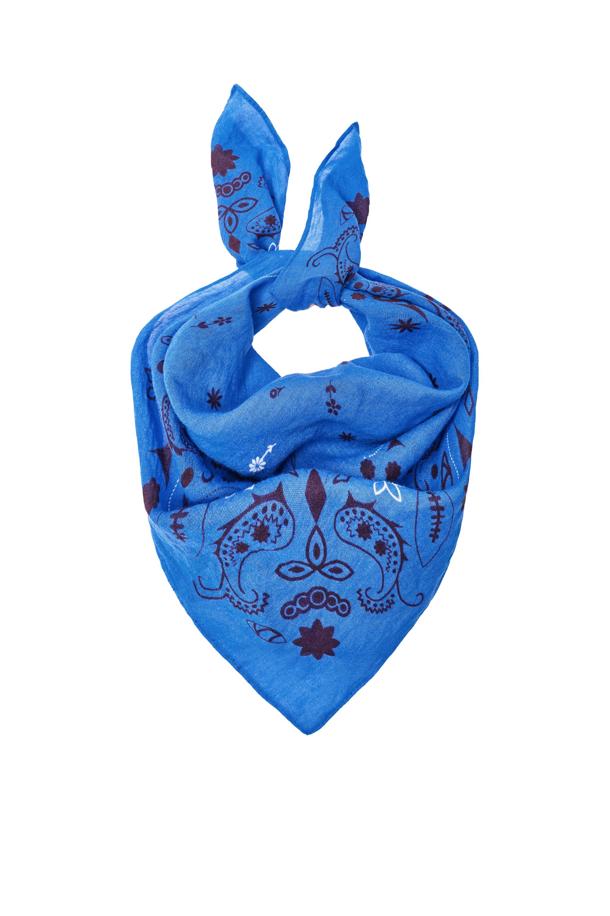 Pull&Bear Desenli mavi bandana görsel 2