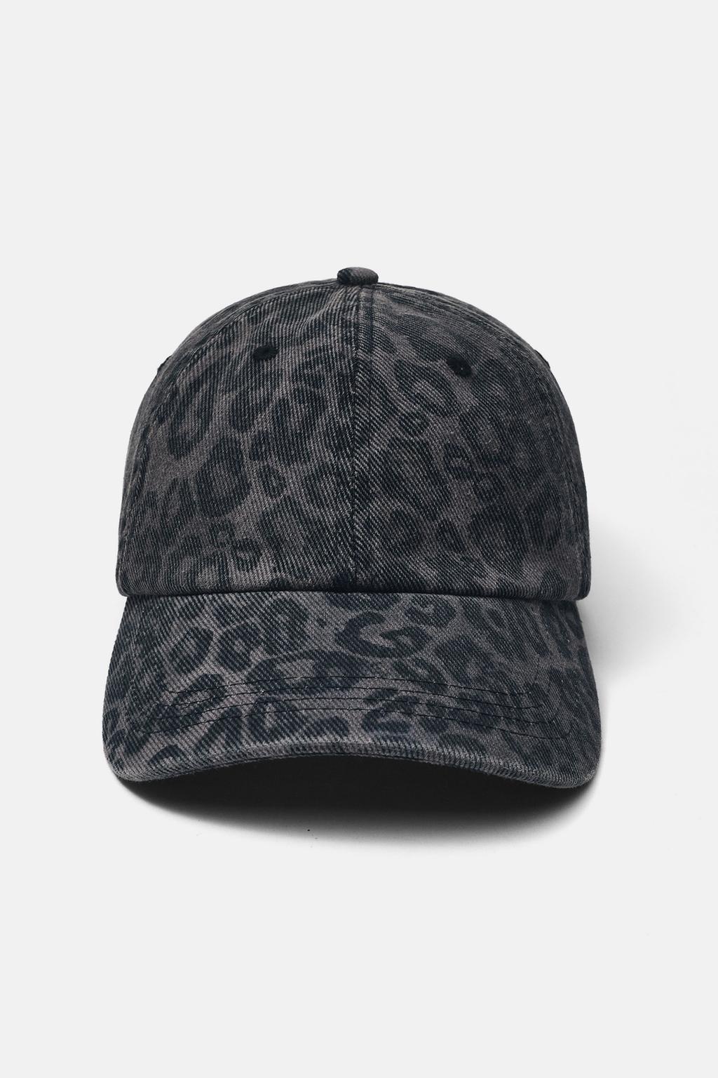 Leopard print cap