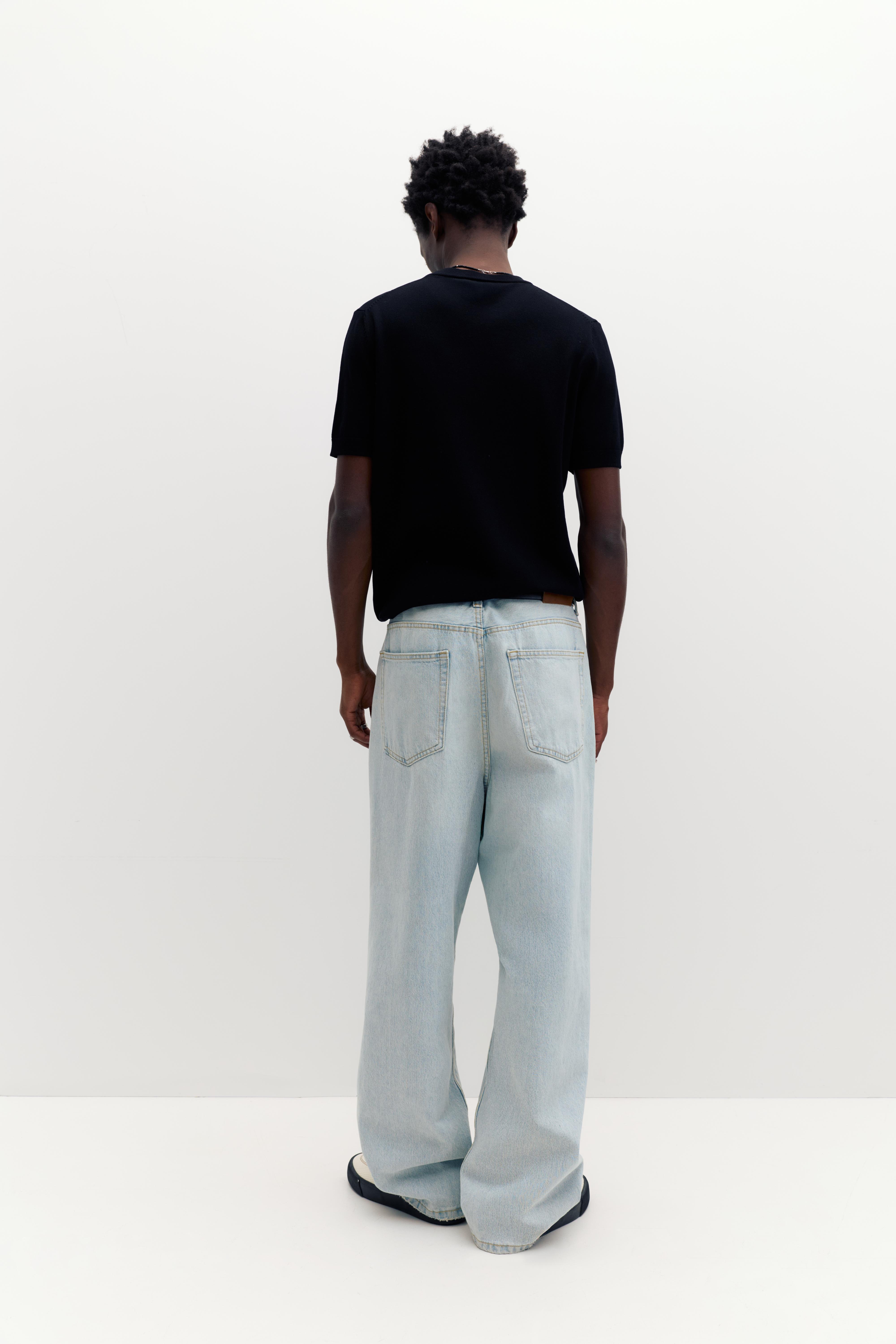 Short sleeve jumper — Black