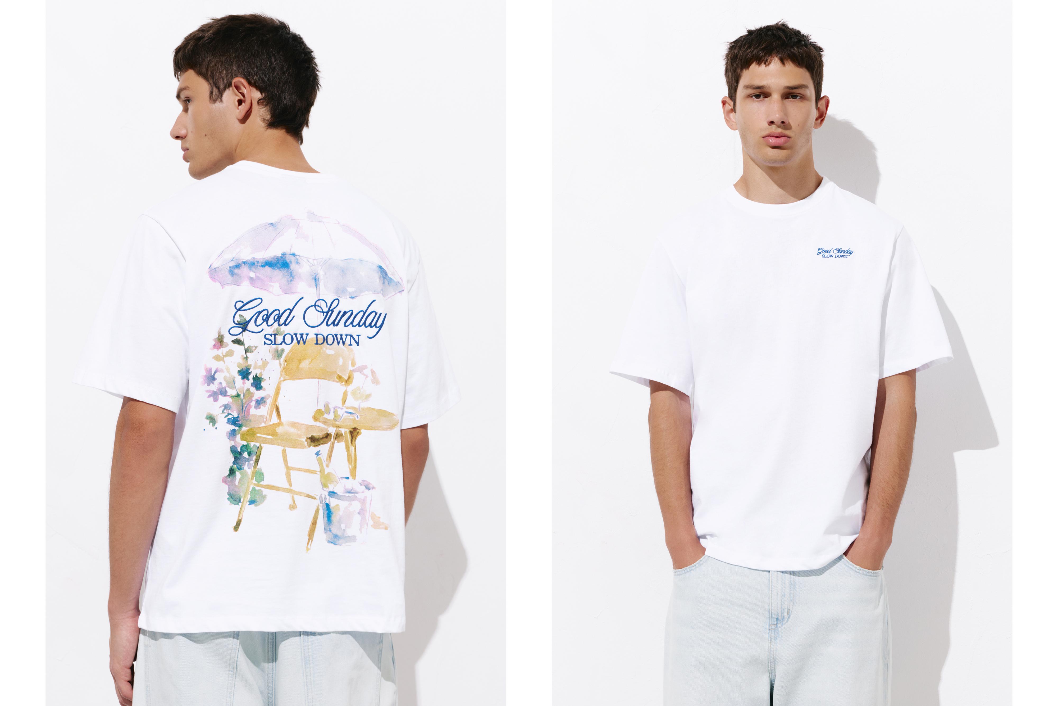 Good Sunday graphic T-shirt — Off white