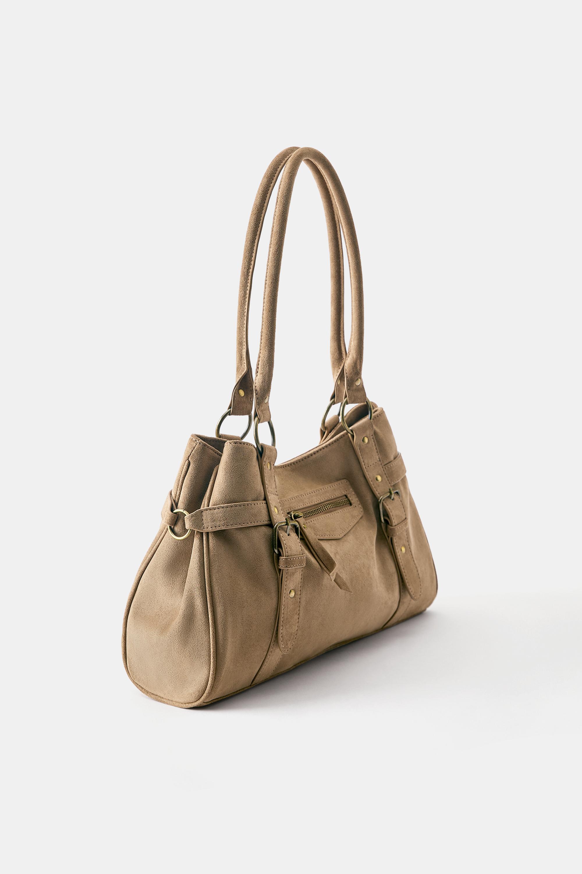 Buckled tote bag — Leather