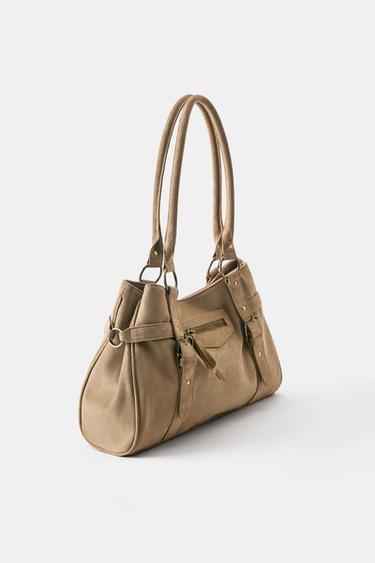 Shopper bag with buckles — Leather 3
