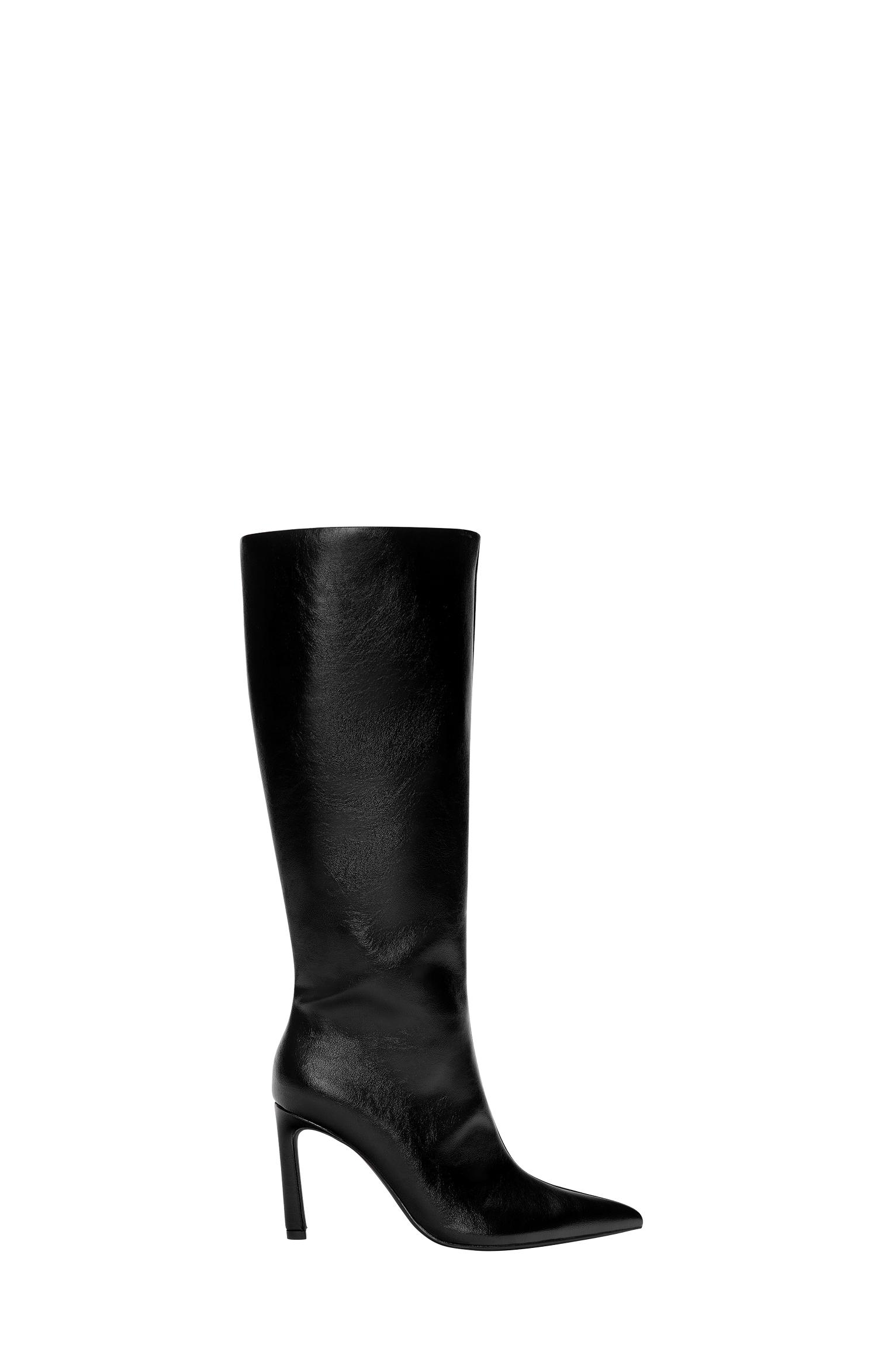 High-heel boots — Black
