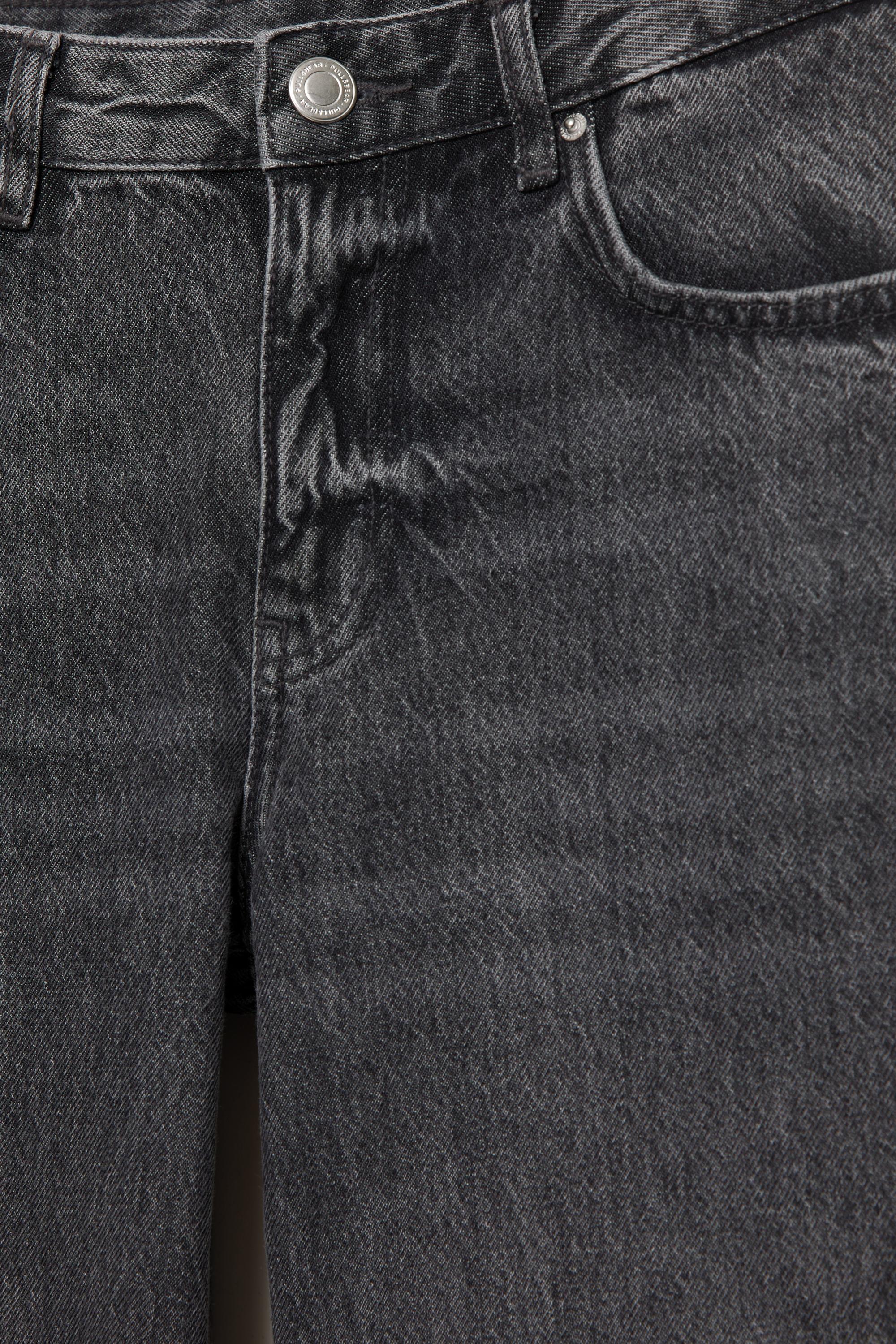 Low-rise wide-leg jeans — Medium grey