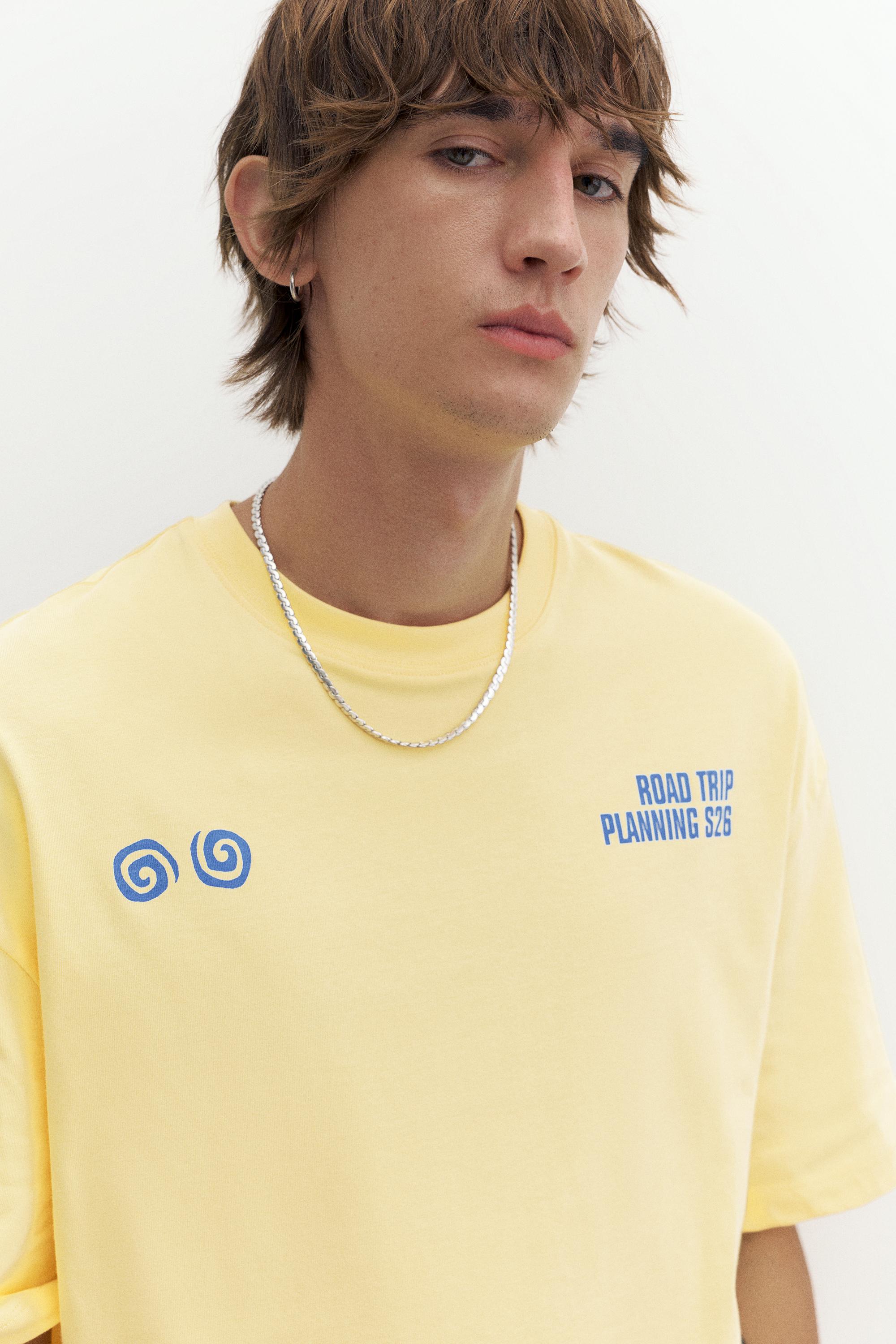 STWD Road Trip graphic T-shirt — Yellow