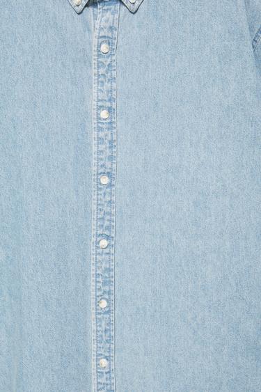 Long sleeve denim shirt — Blue 7