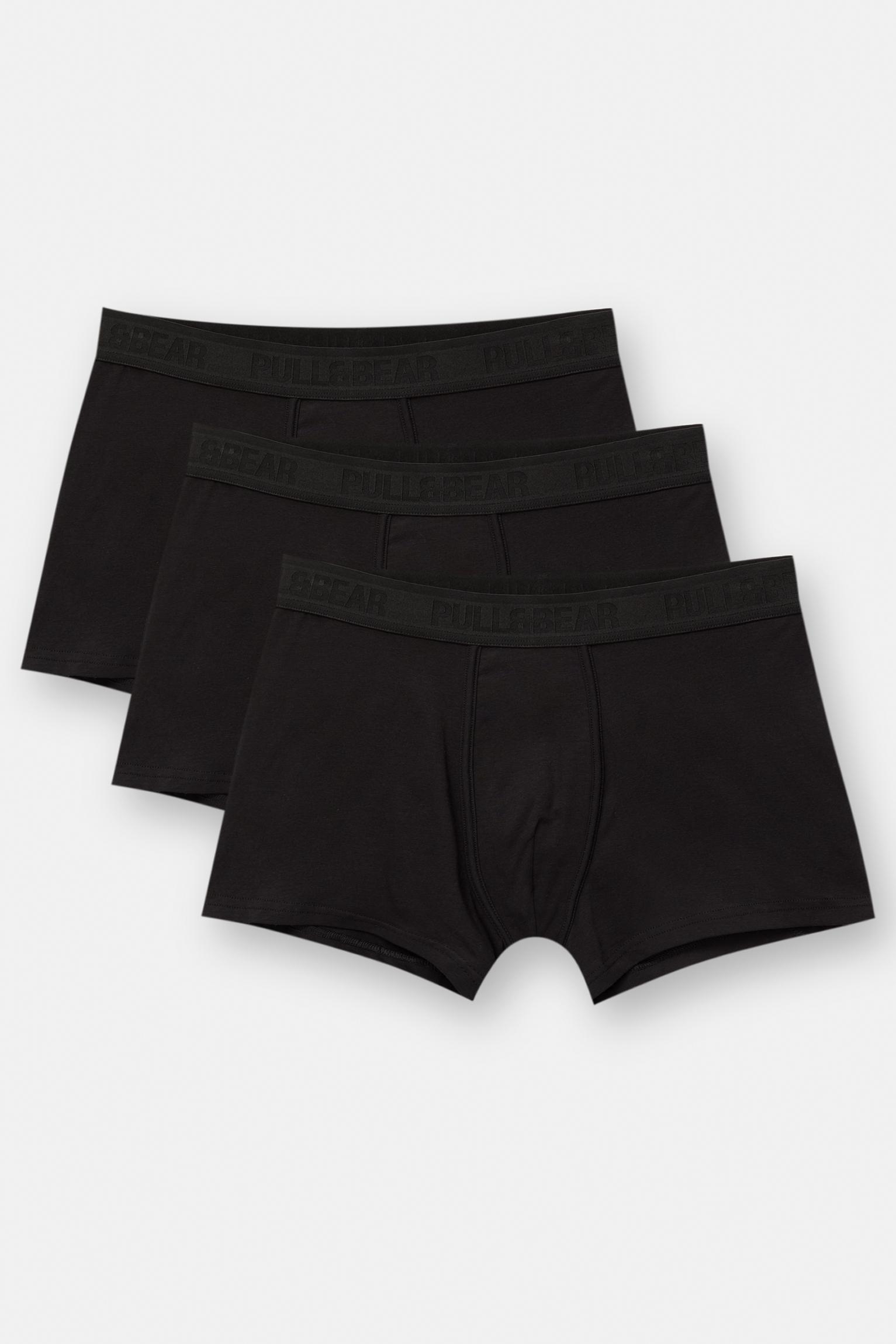 3er-Pack Schwarze Boxershorts