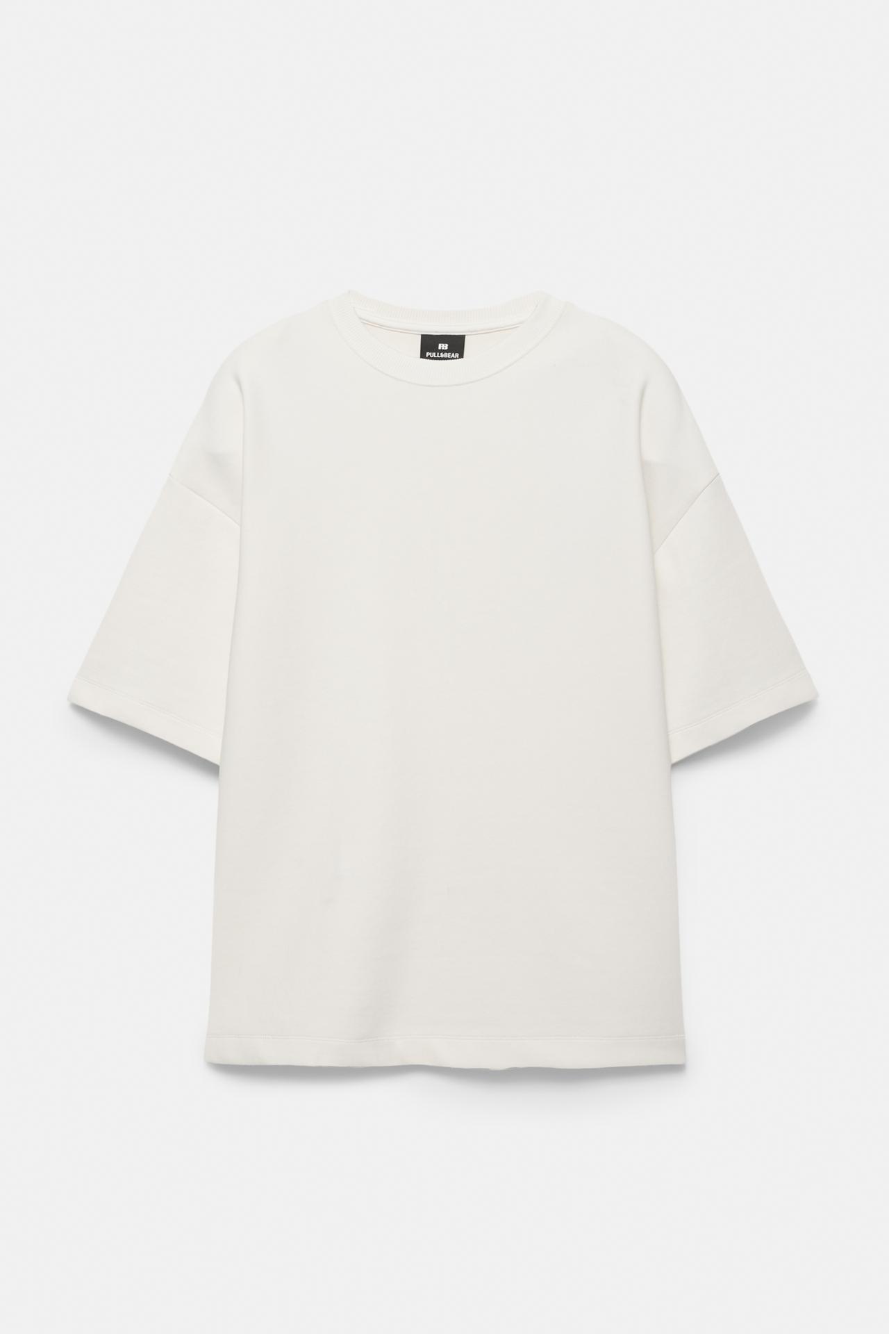 Interlock short sleeve sweatshirt — Off white