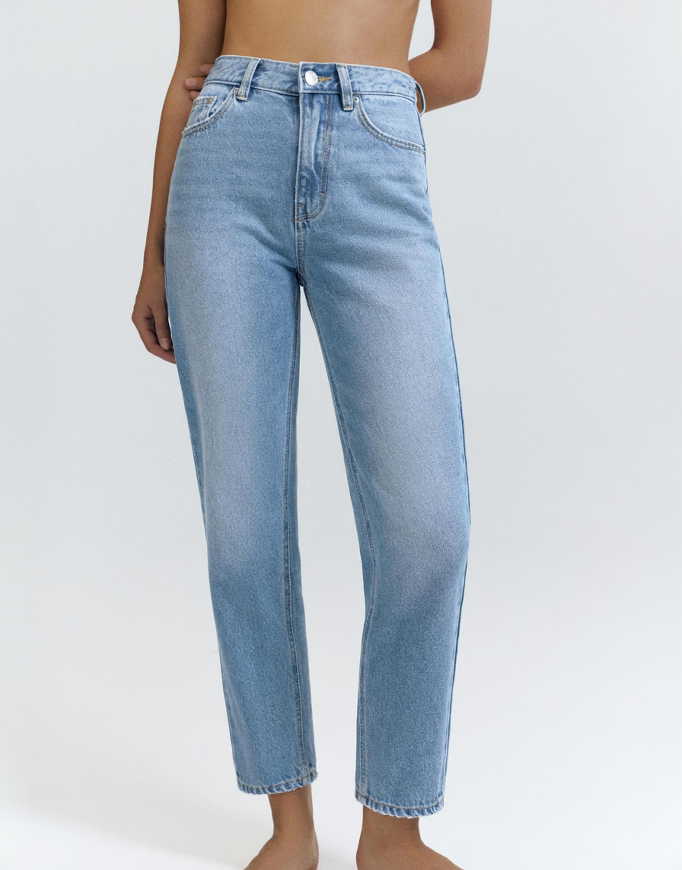 Mom fit yüksek bel jean - Görsel 67