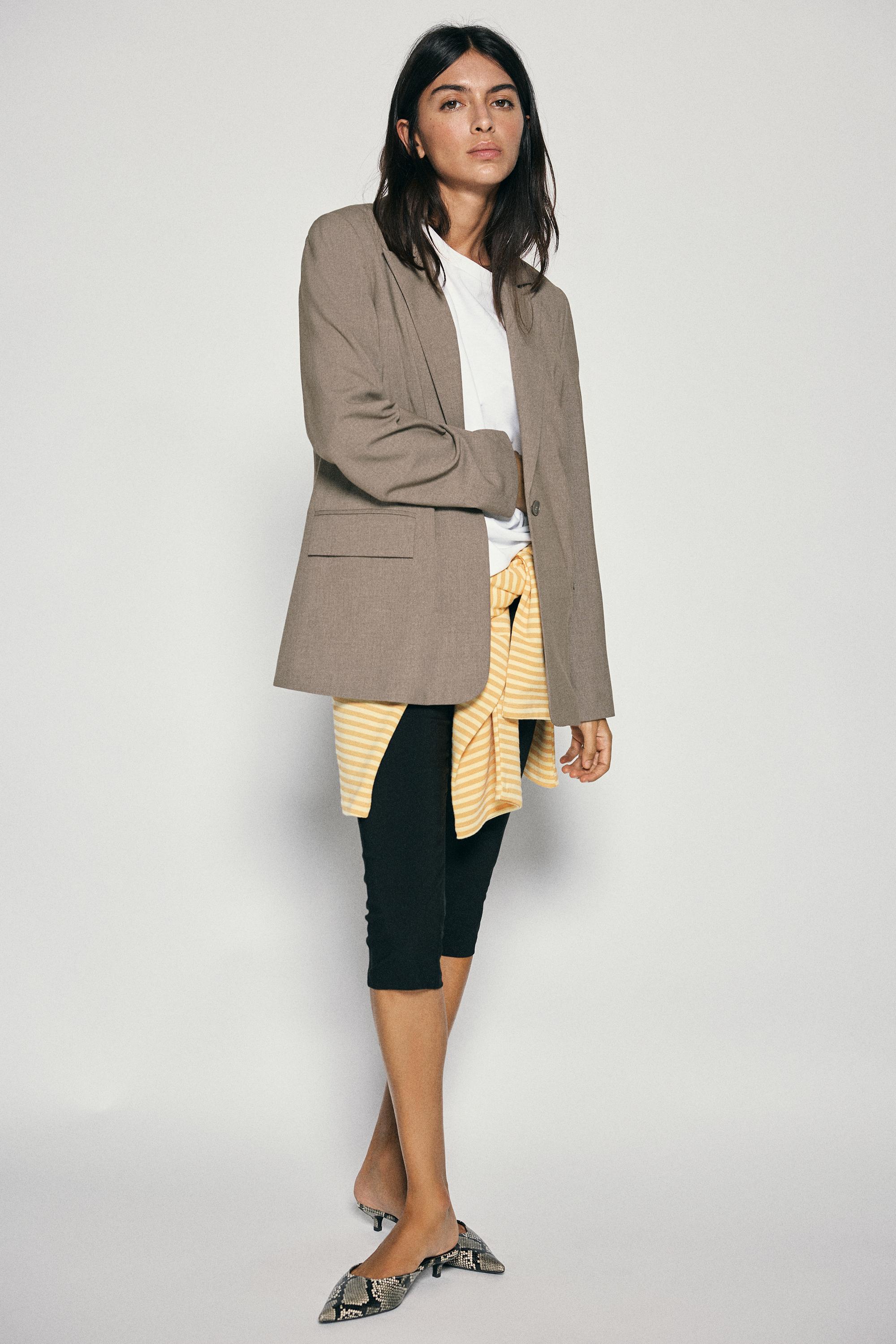 Basic blazer — Mole brown