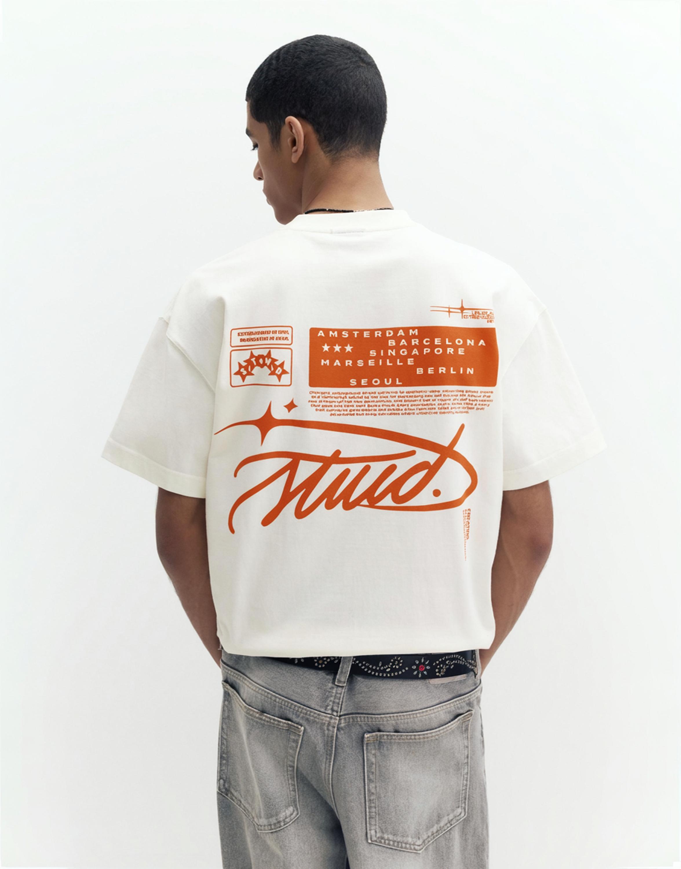 STWD beyaz t-shirt - Görsel 12