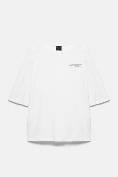 Boxy-fit slogan T-shirt — White 6