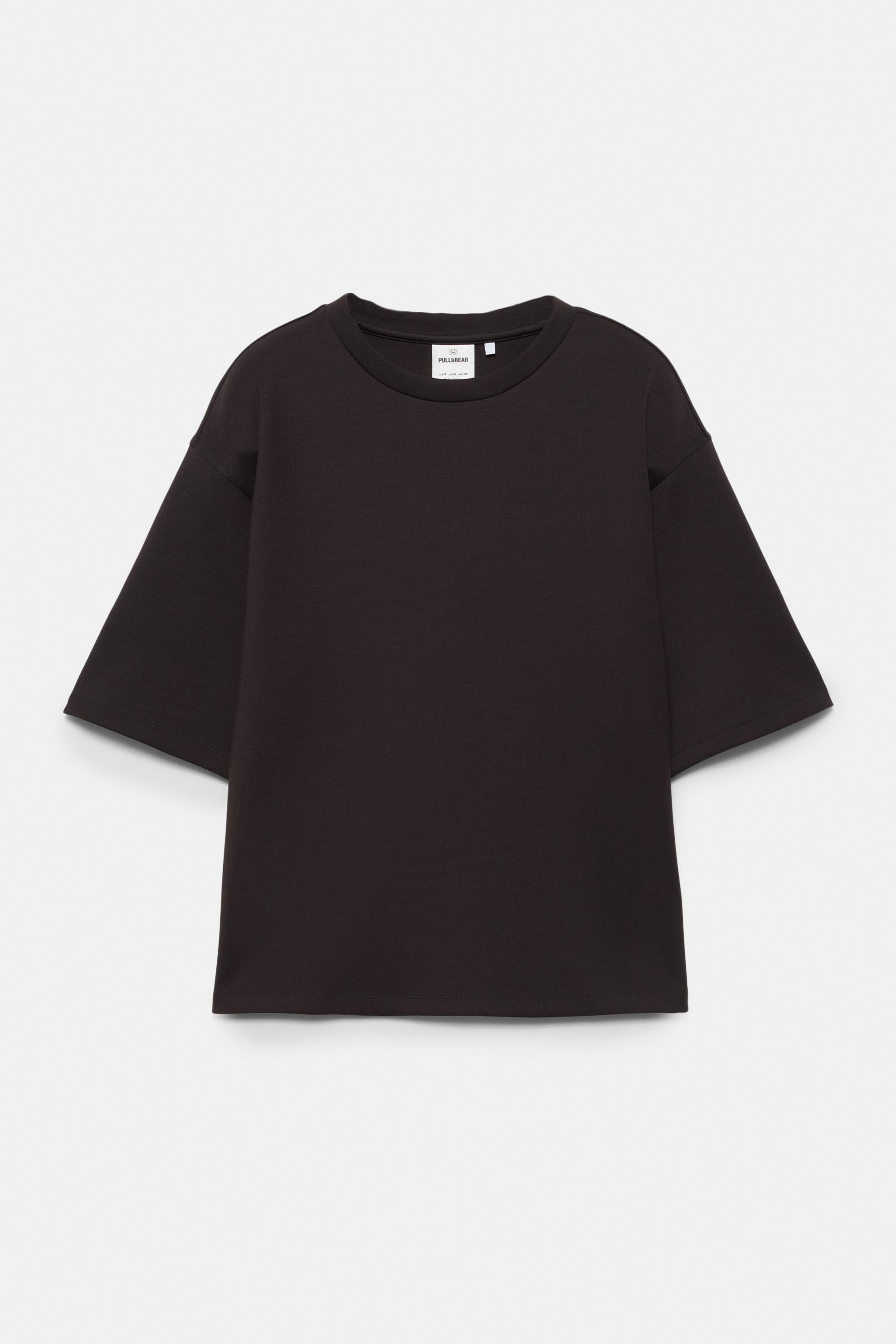 Soft-touch short sleeve T-shirt — Anthracite grey