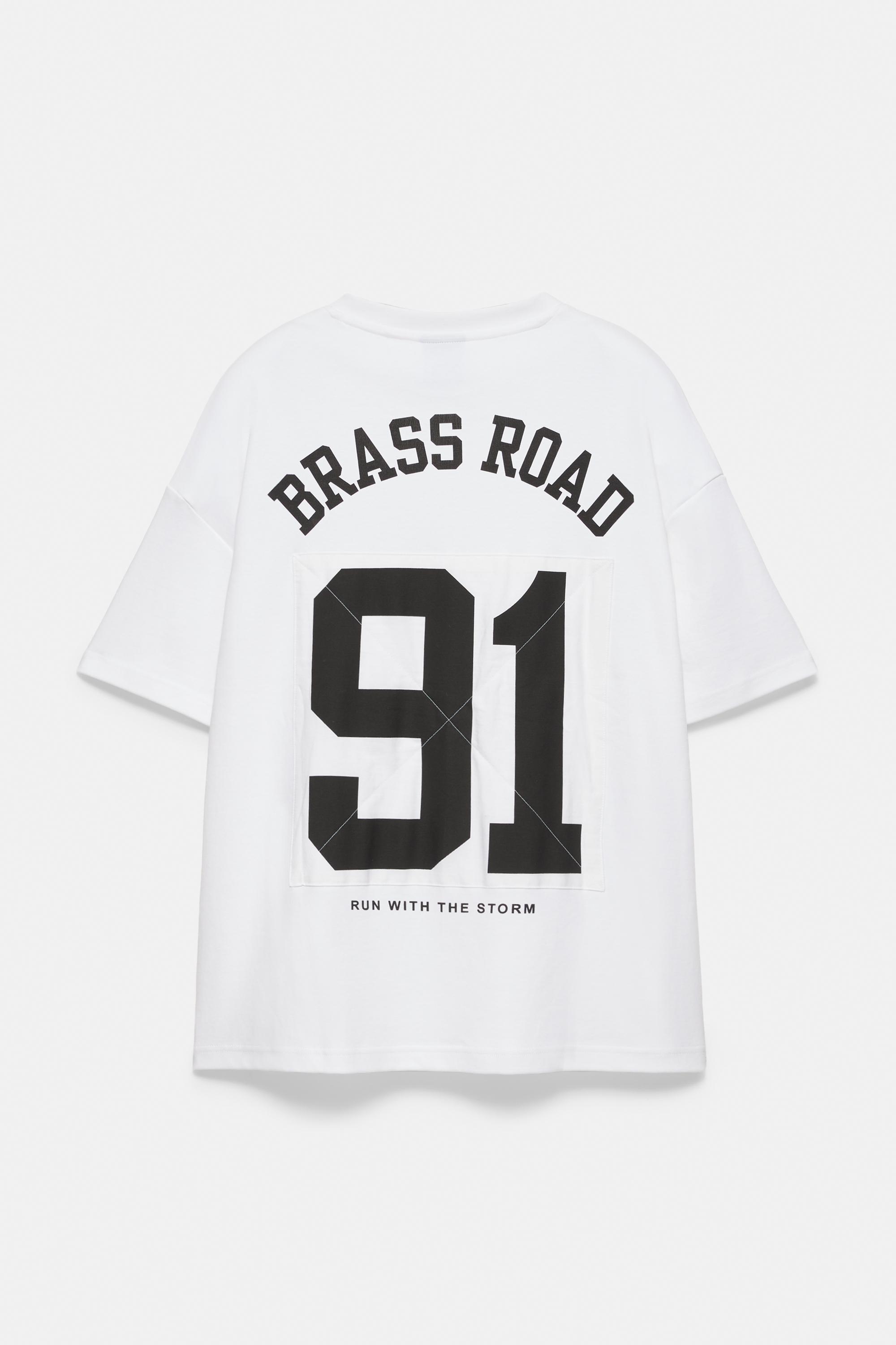 Brass Road boxy T-shirt — White