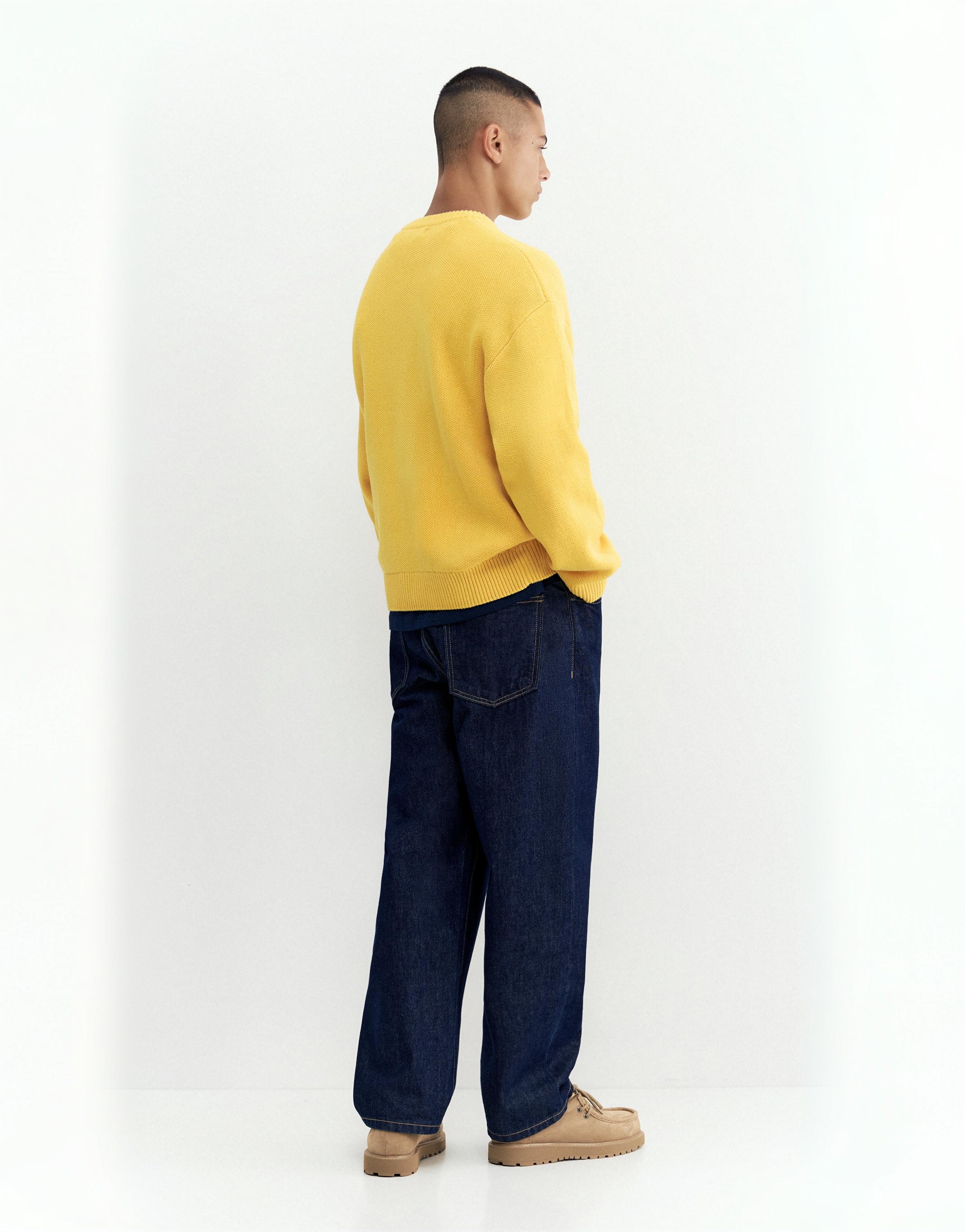 STWD graphic jumper — Yellow