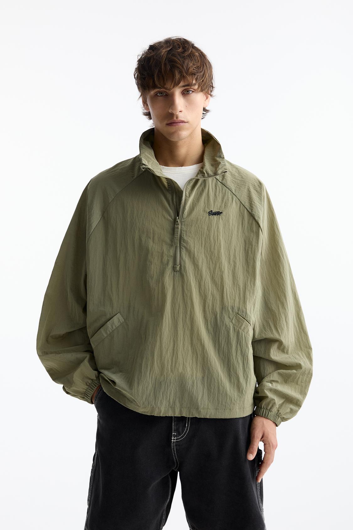 Bear Yagmurluk Chubasquero Pull And Bear Hombre STWD Hooded
