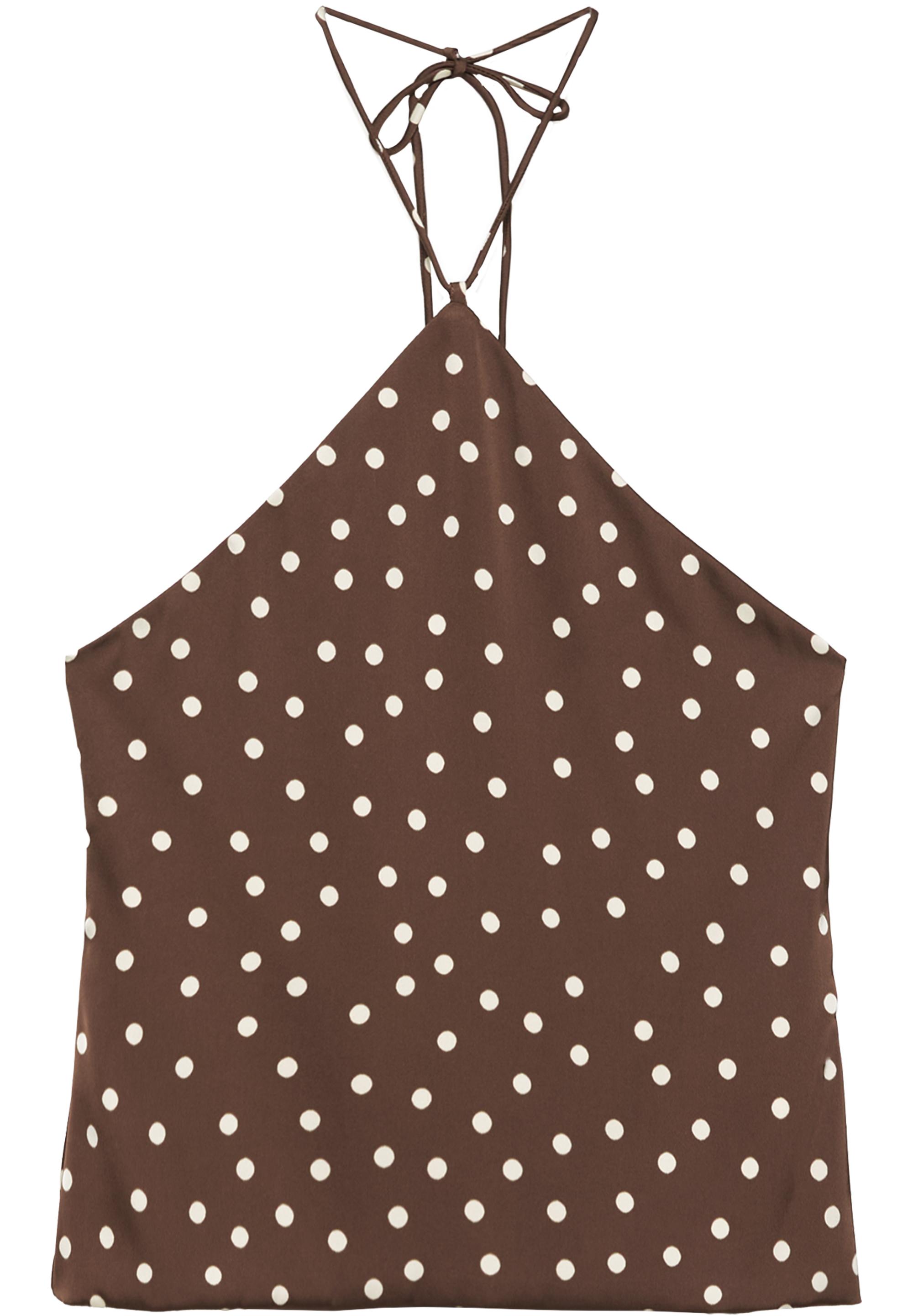Satin halter top — Print 1