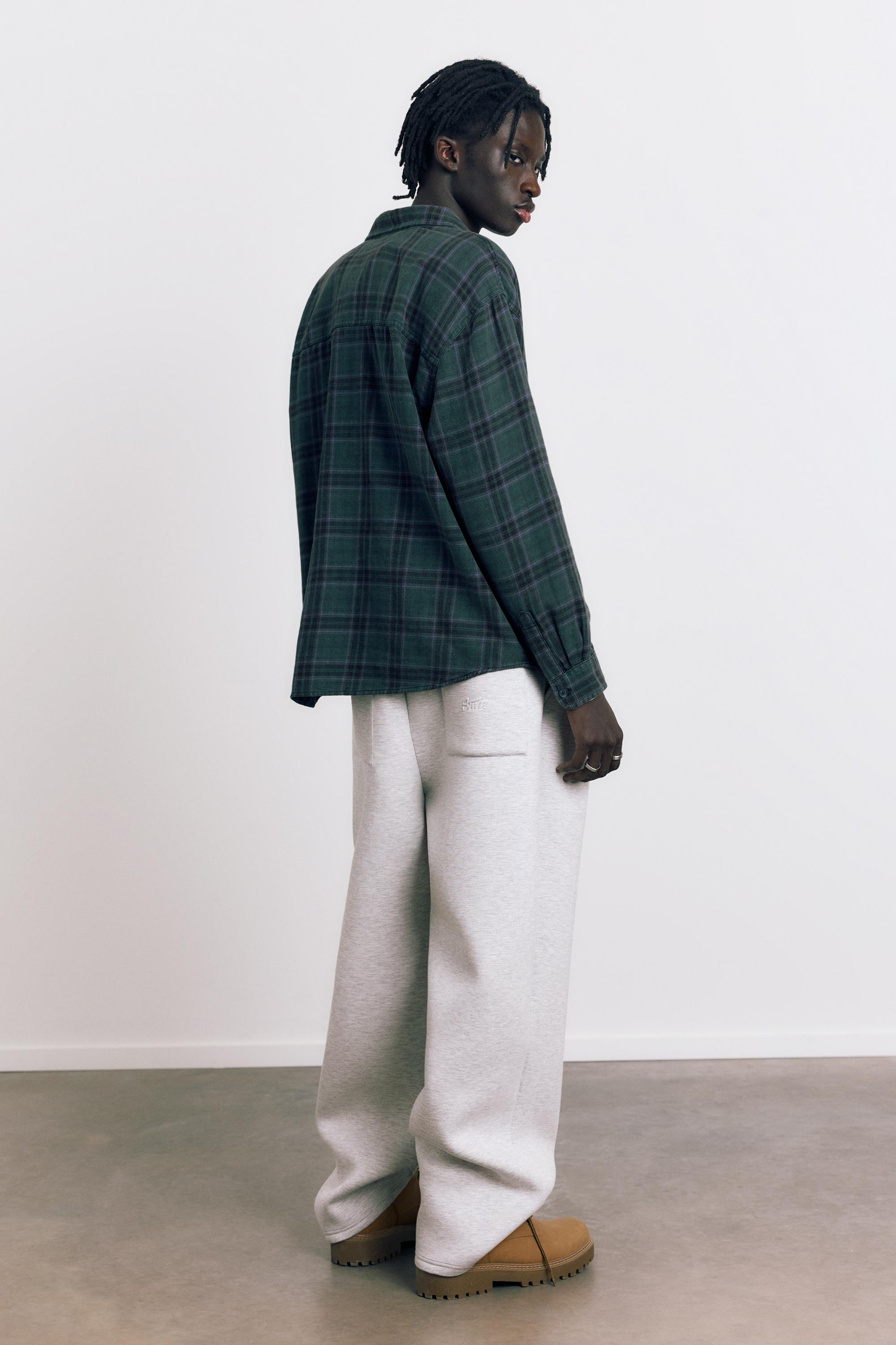 Uzun kollu kareli gömlek - Görsel 40