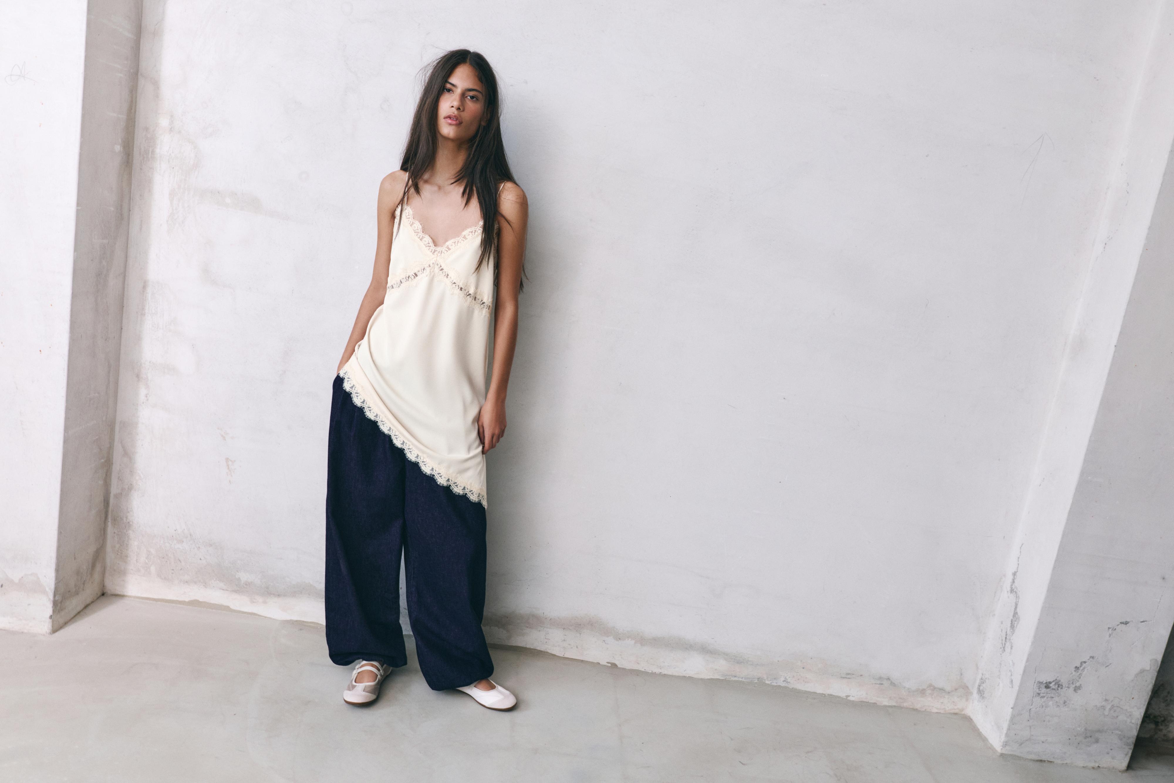 Asimetrik slip top - Görsel 22