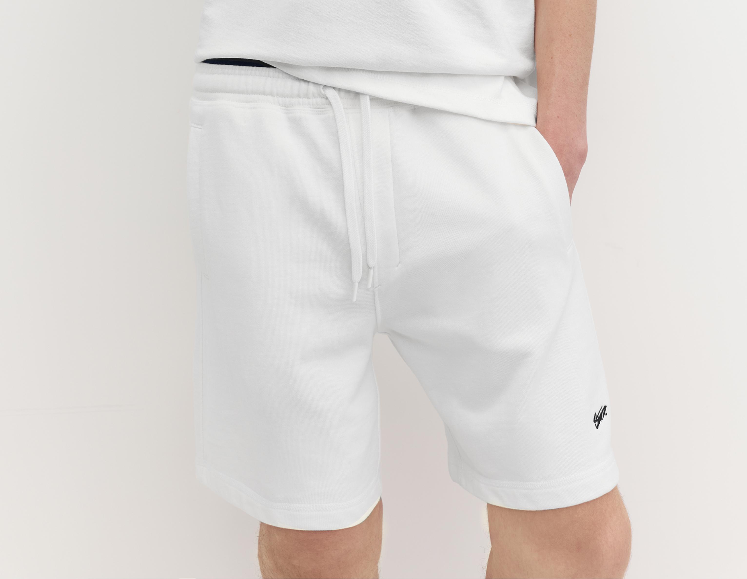 STWD jogger Bermuda shorts — White