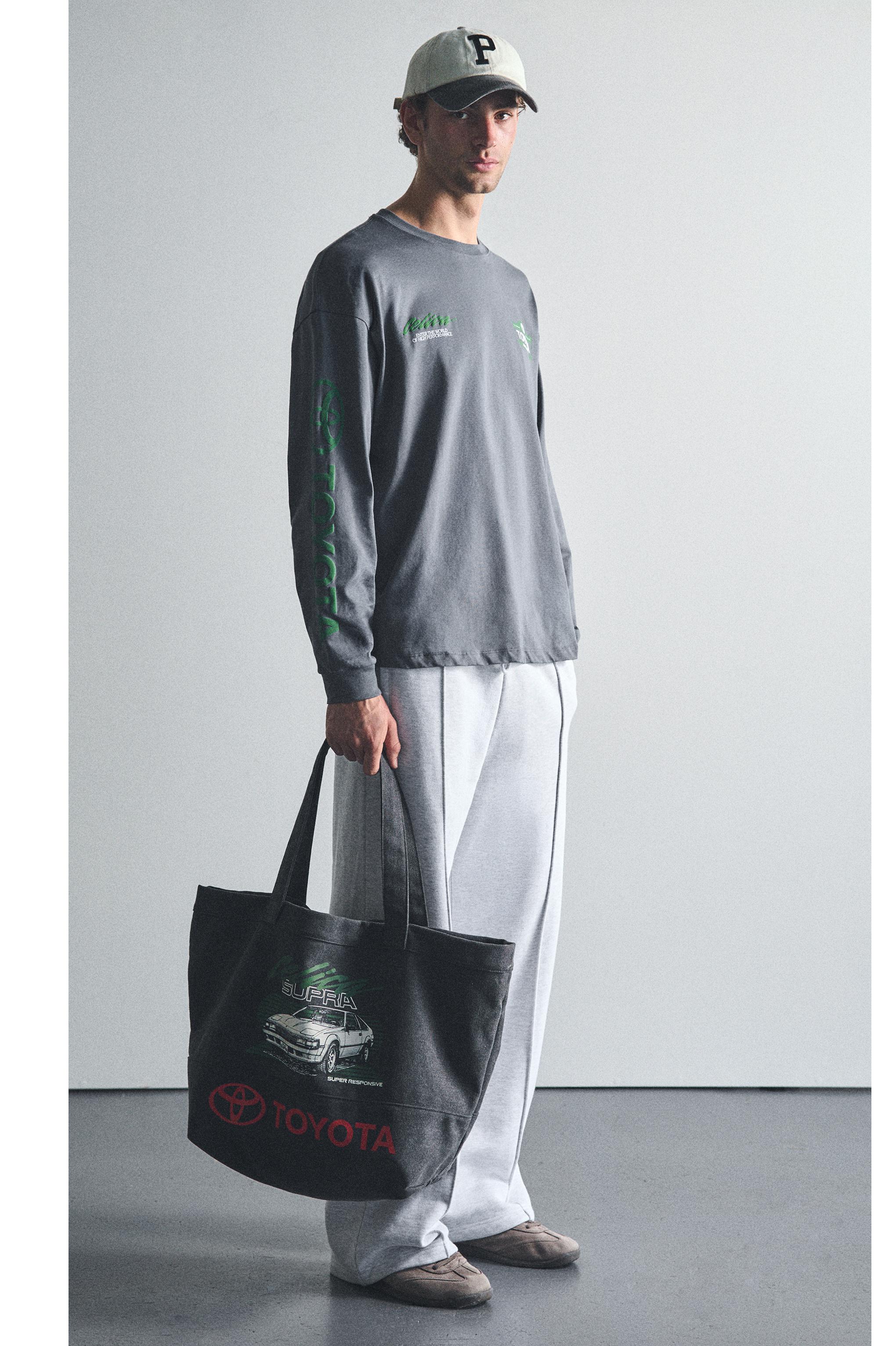 Toyota Celica long sleeve T-shirt — Dark anthracite