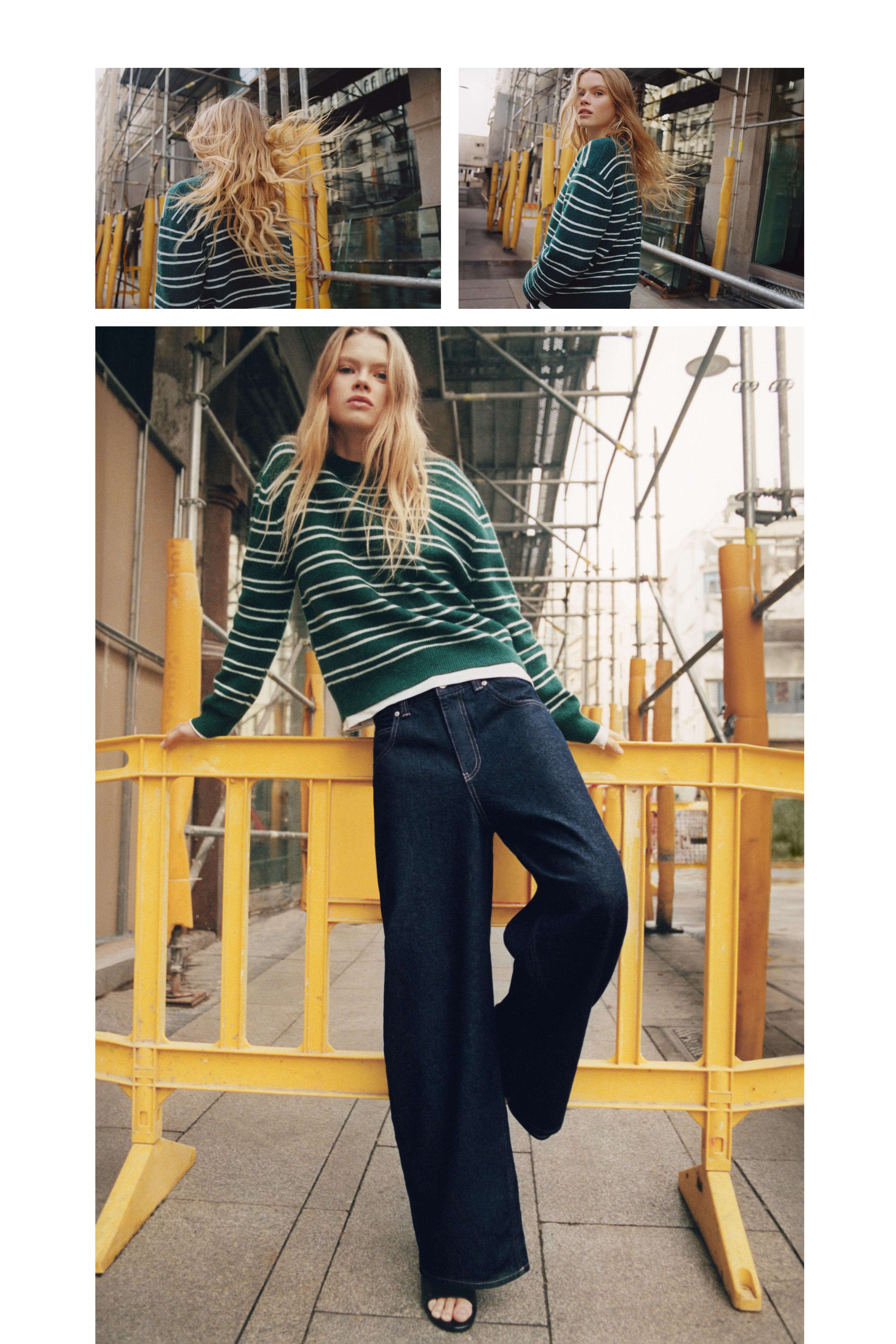 Oversize baggy jeans — Dark blue