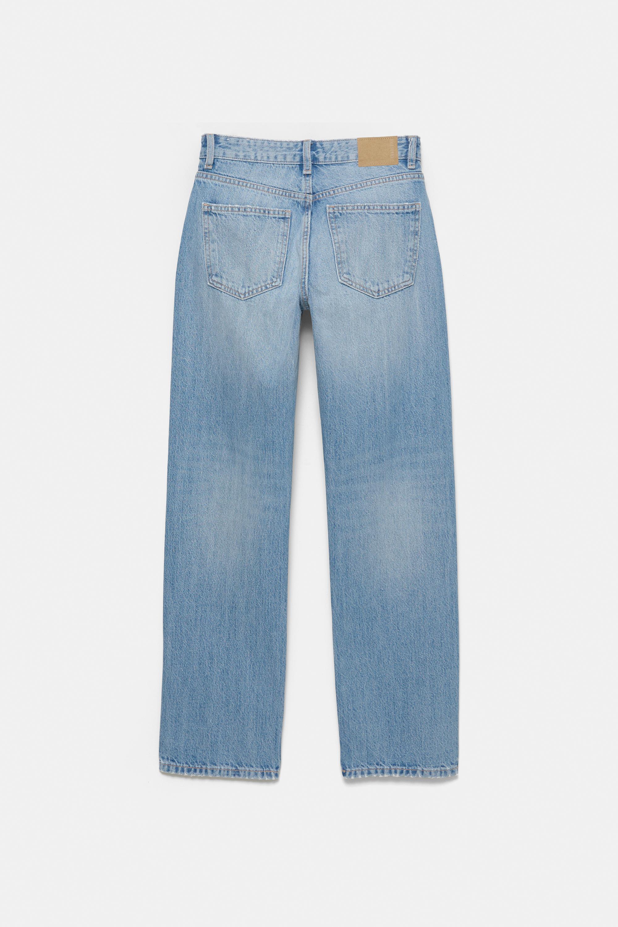 Oversize baggy jeans — Medium blue