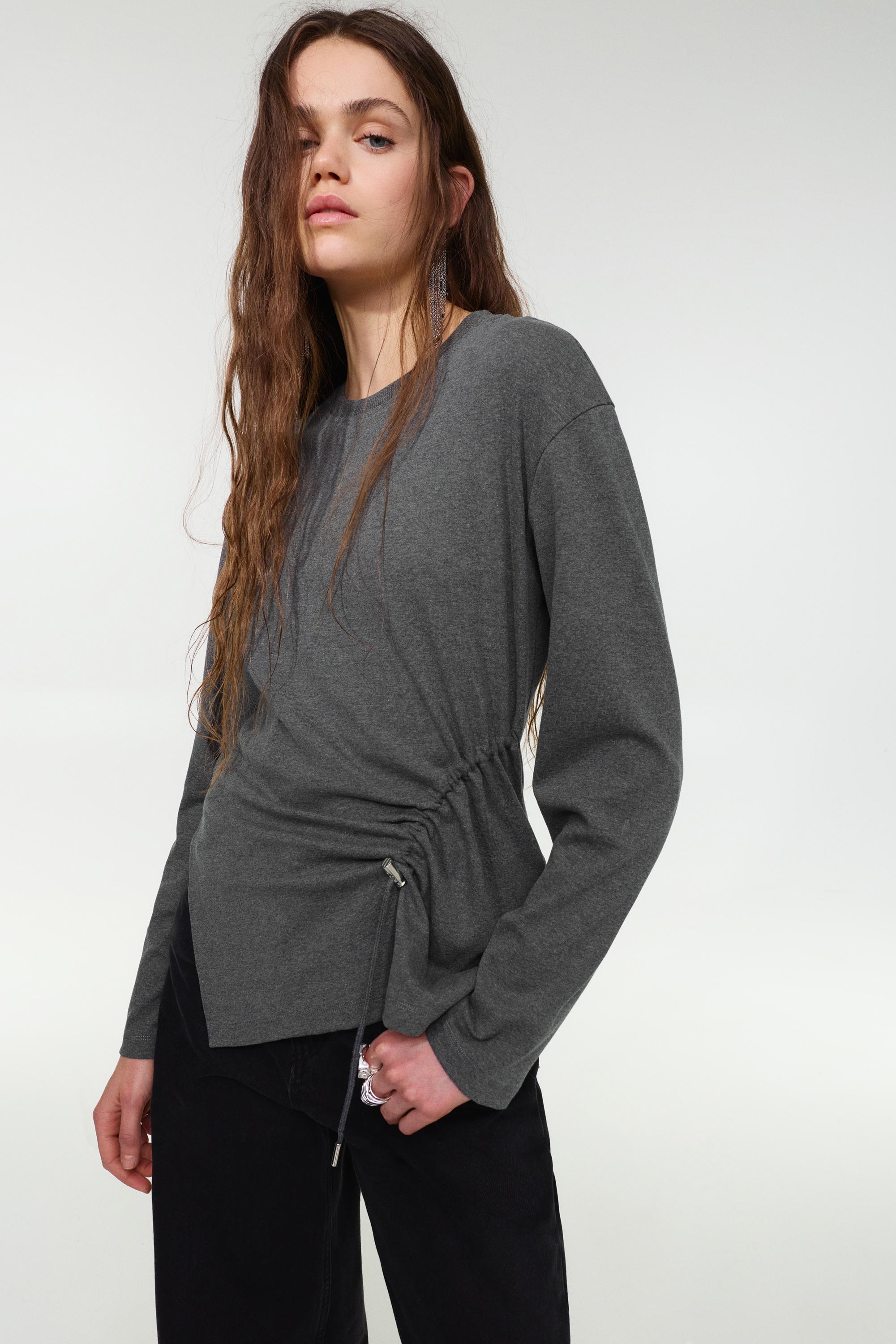 Uzun kollu aplike top - Görsel 17