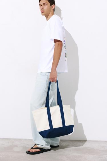 Canvas tote bag — Blue 2