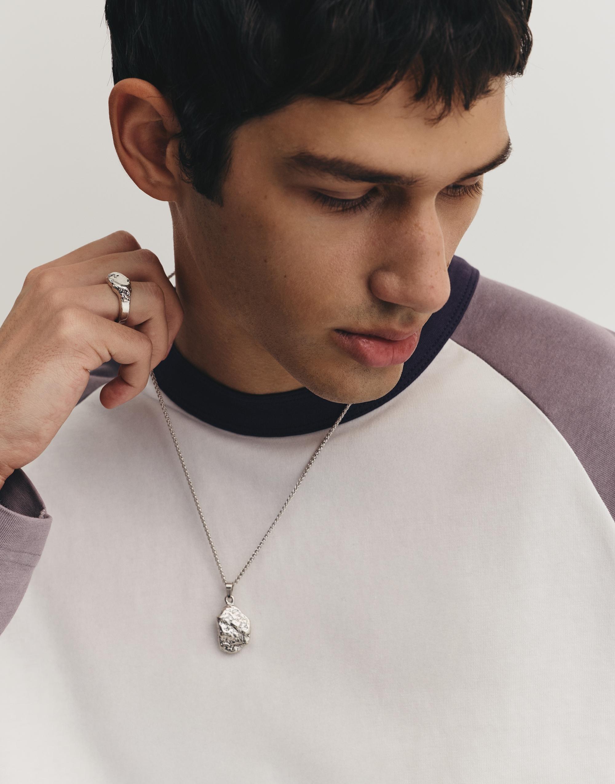 Taşlı kolye ve yüzük seti - Görsel 8