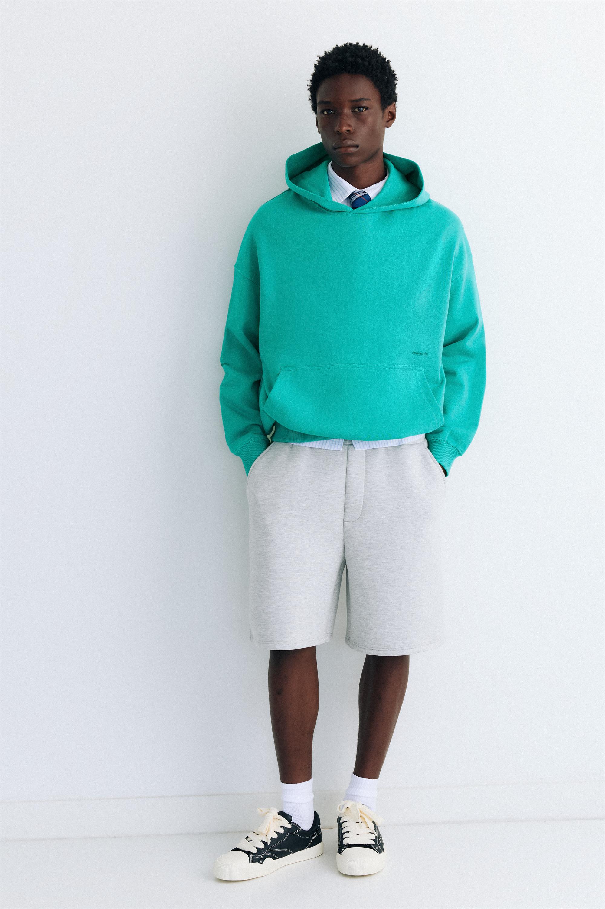 STWD boxy sweatshirt — Turquoise