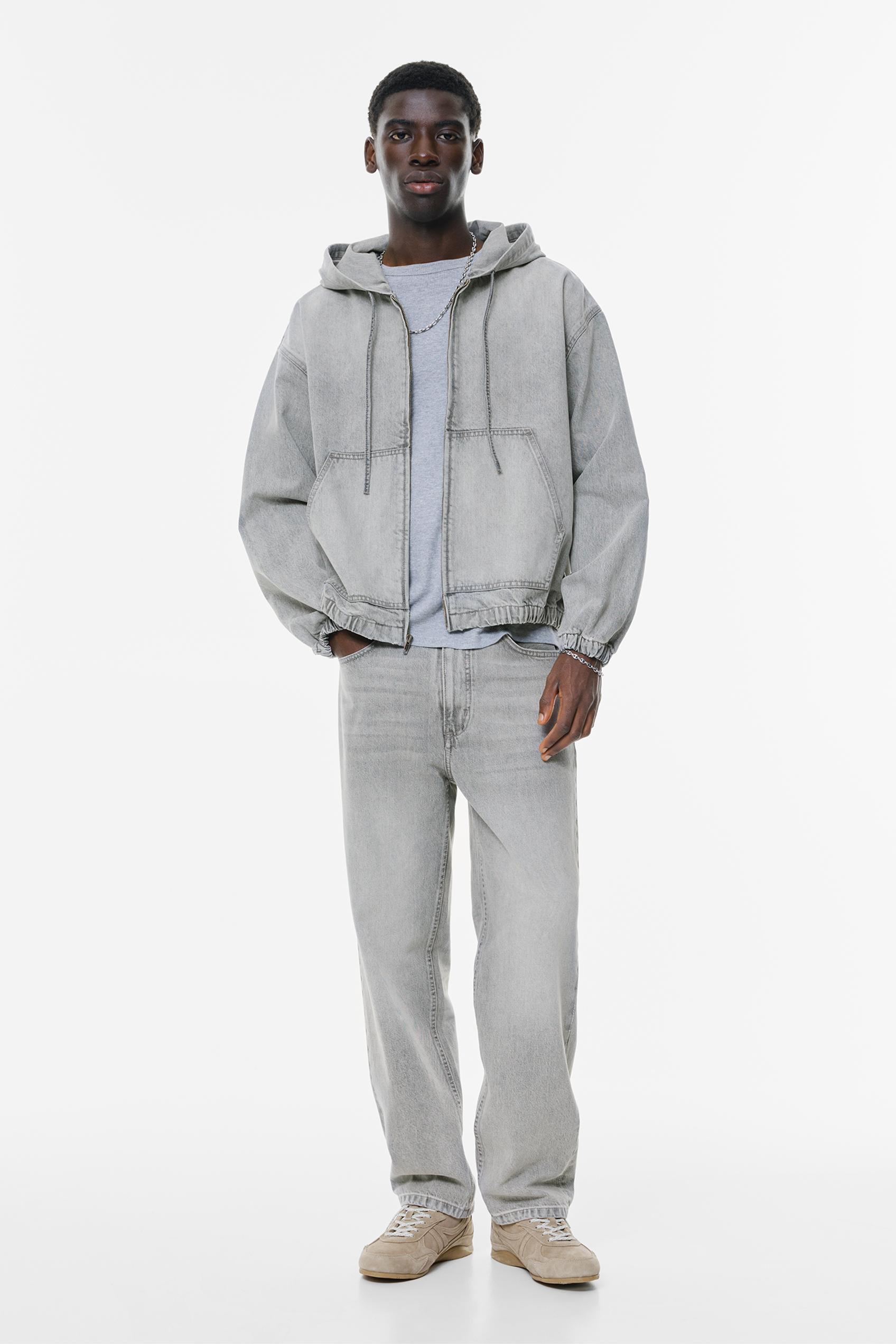Baggy jeans — Pale grey