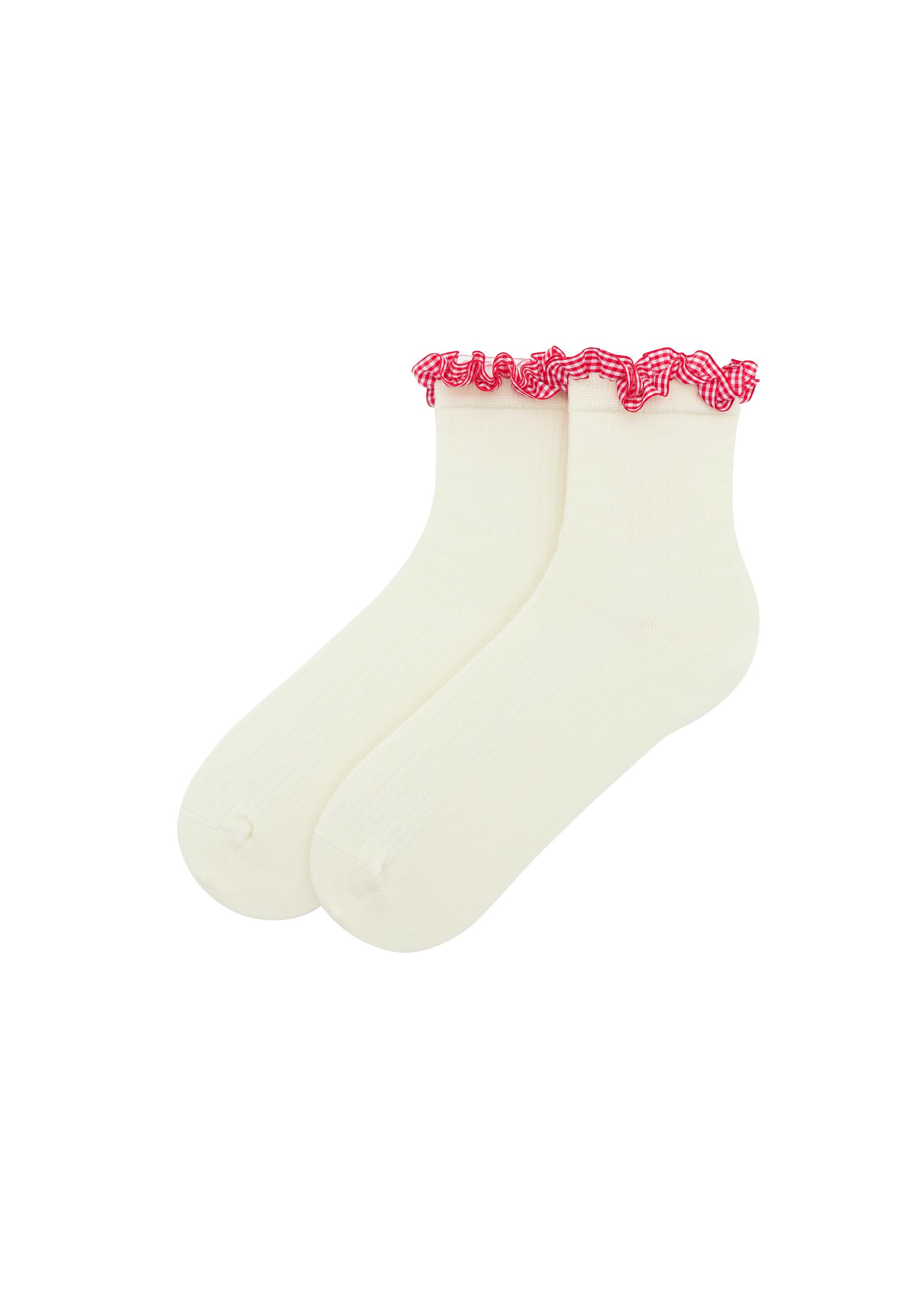 Dantelli çorap - Görsel 5