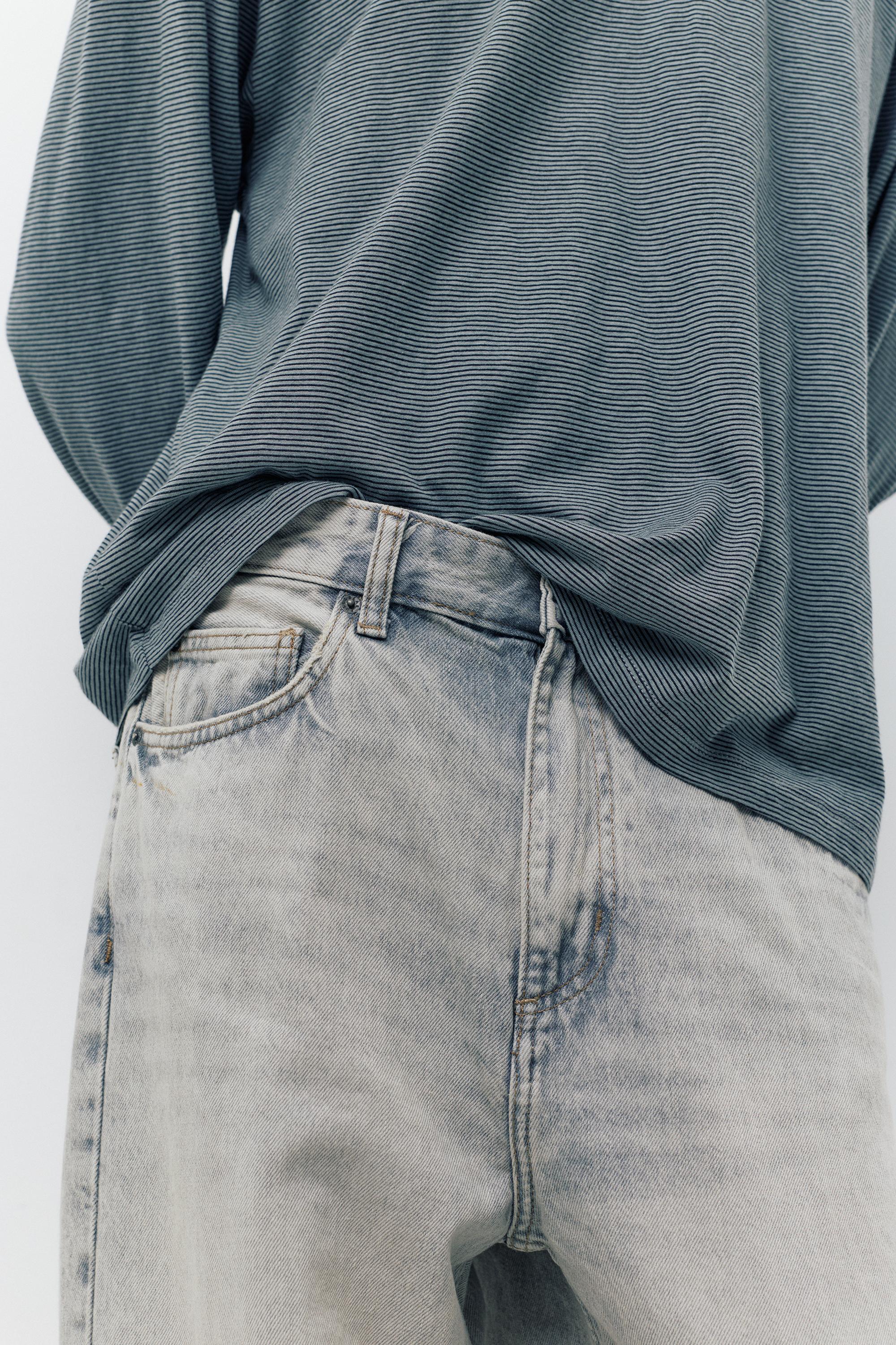 Baggy jeans — Pale grey