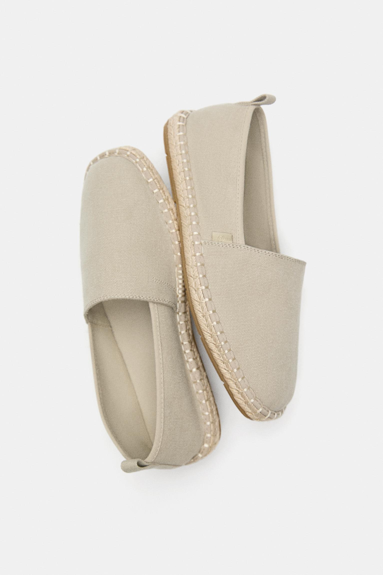 Jute espadrilles — Ecru