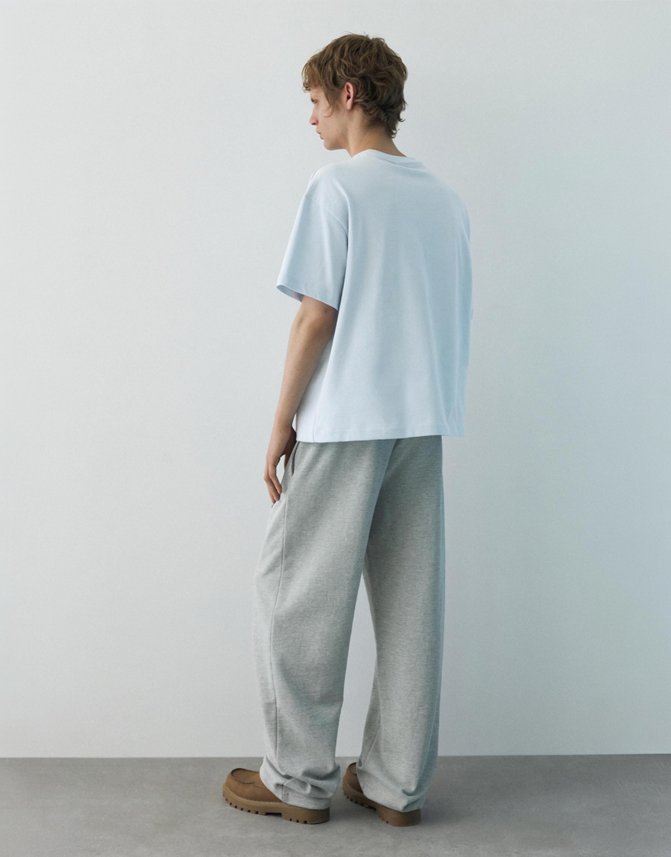 Kutulu grafik t-shirt - Görsel 12