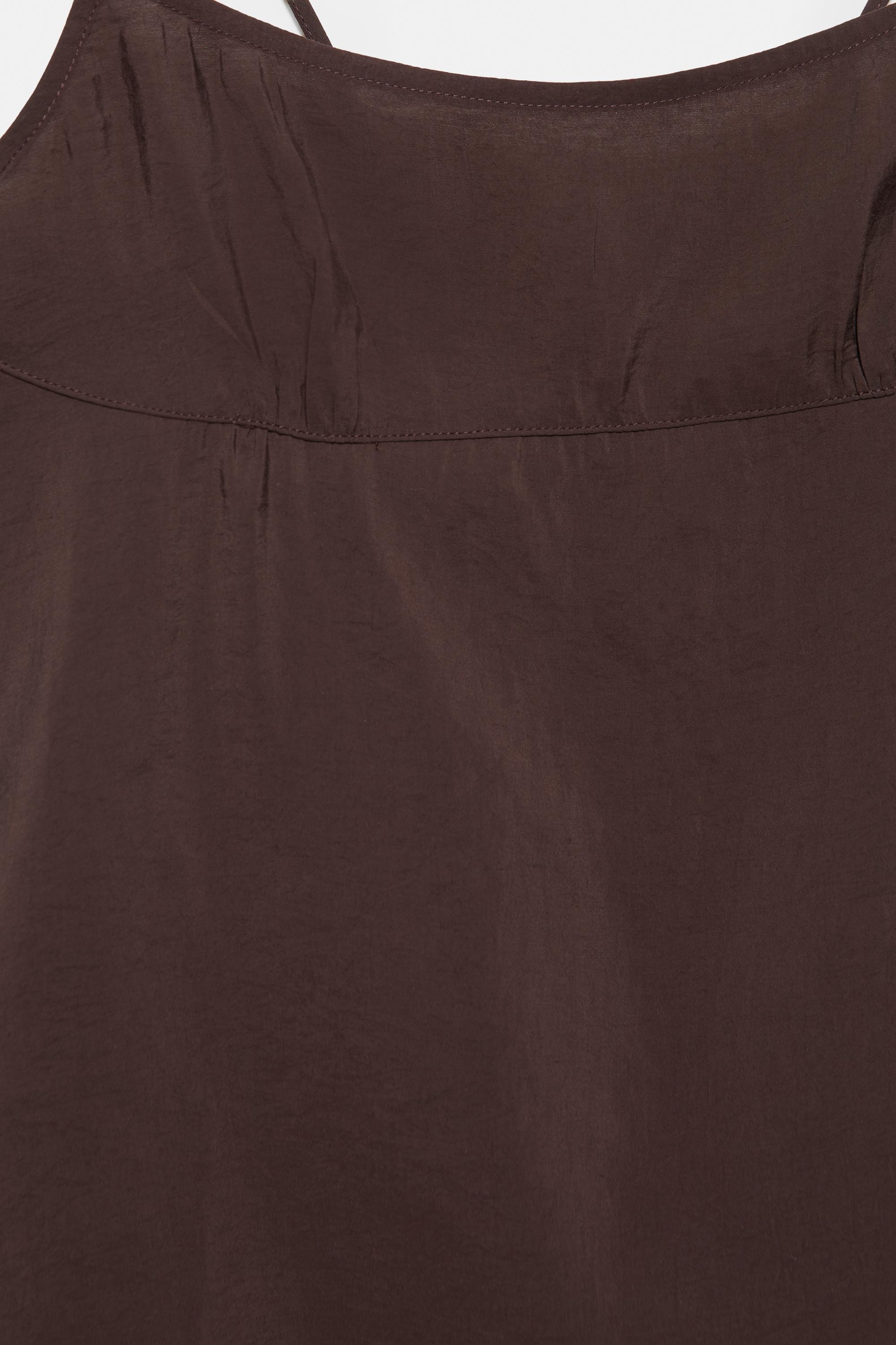 Flowing strappy top — Brown