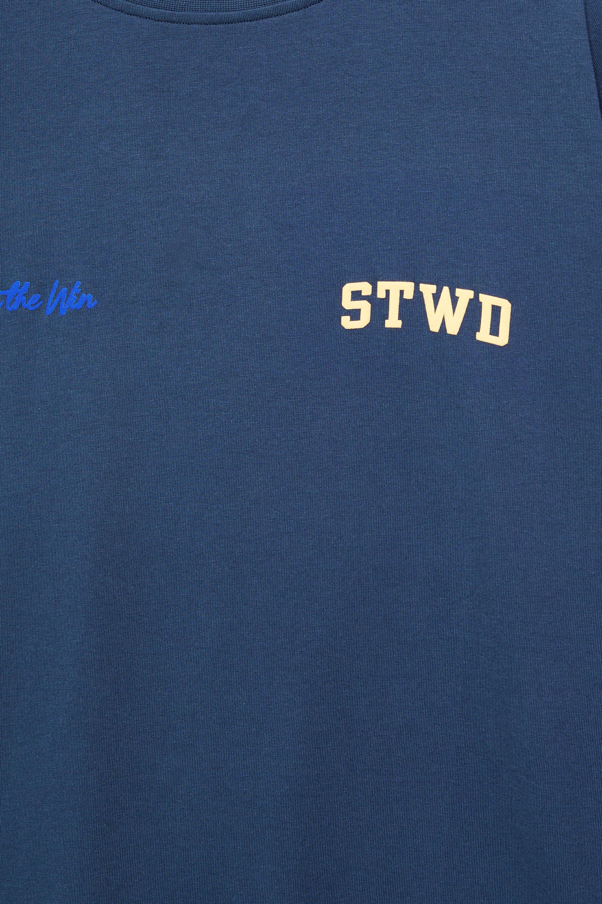 STWD bear T-shirt — Blue