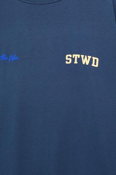 STWD bear T-shirt — Blue 3