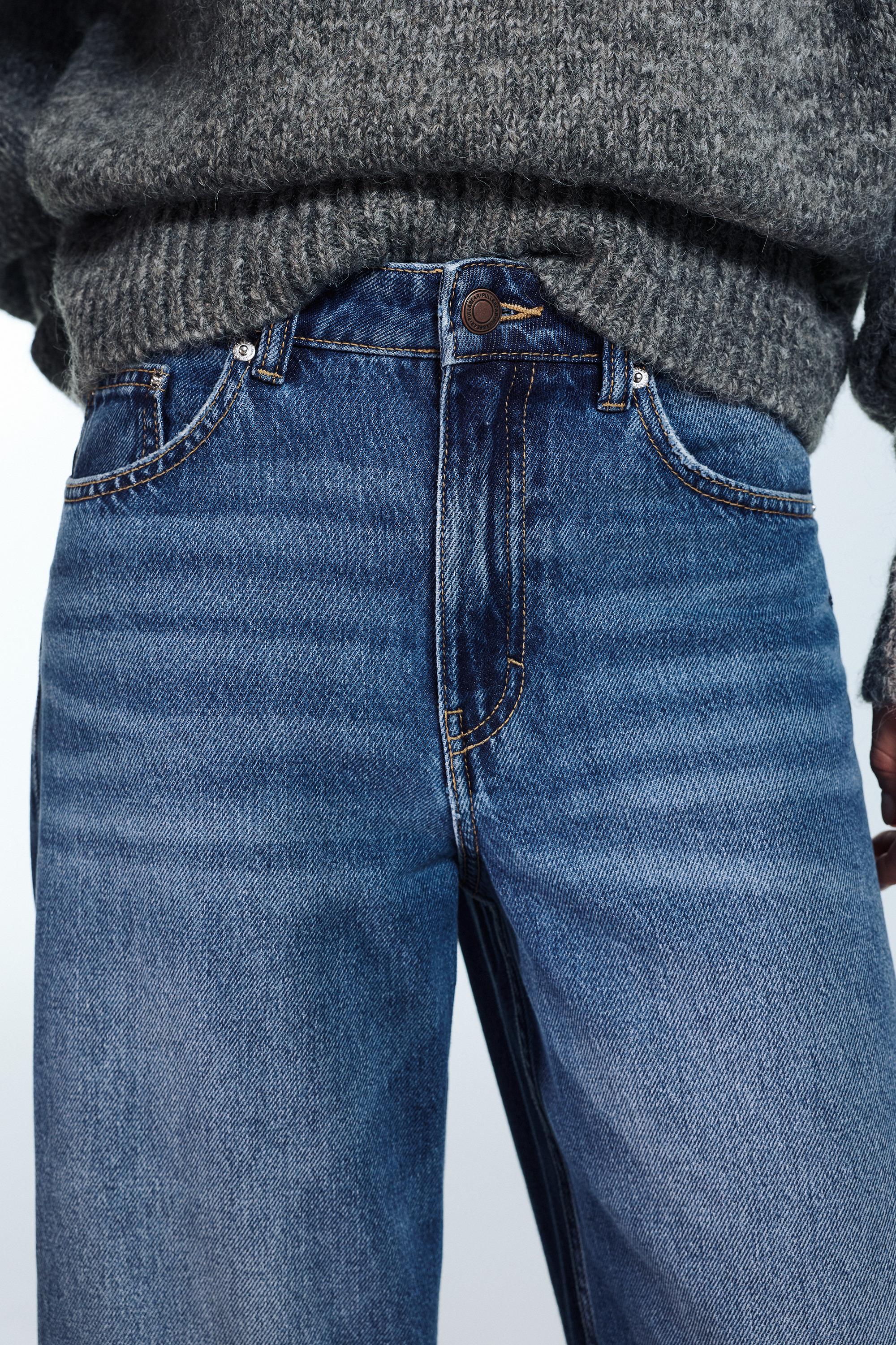 Wide leg yüksek bel jean - Görsel 171