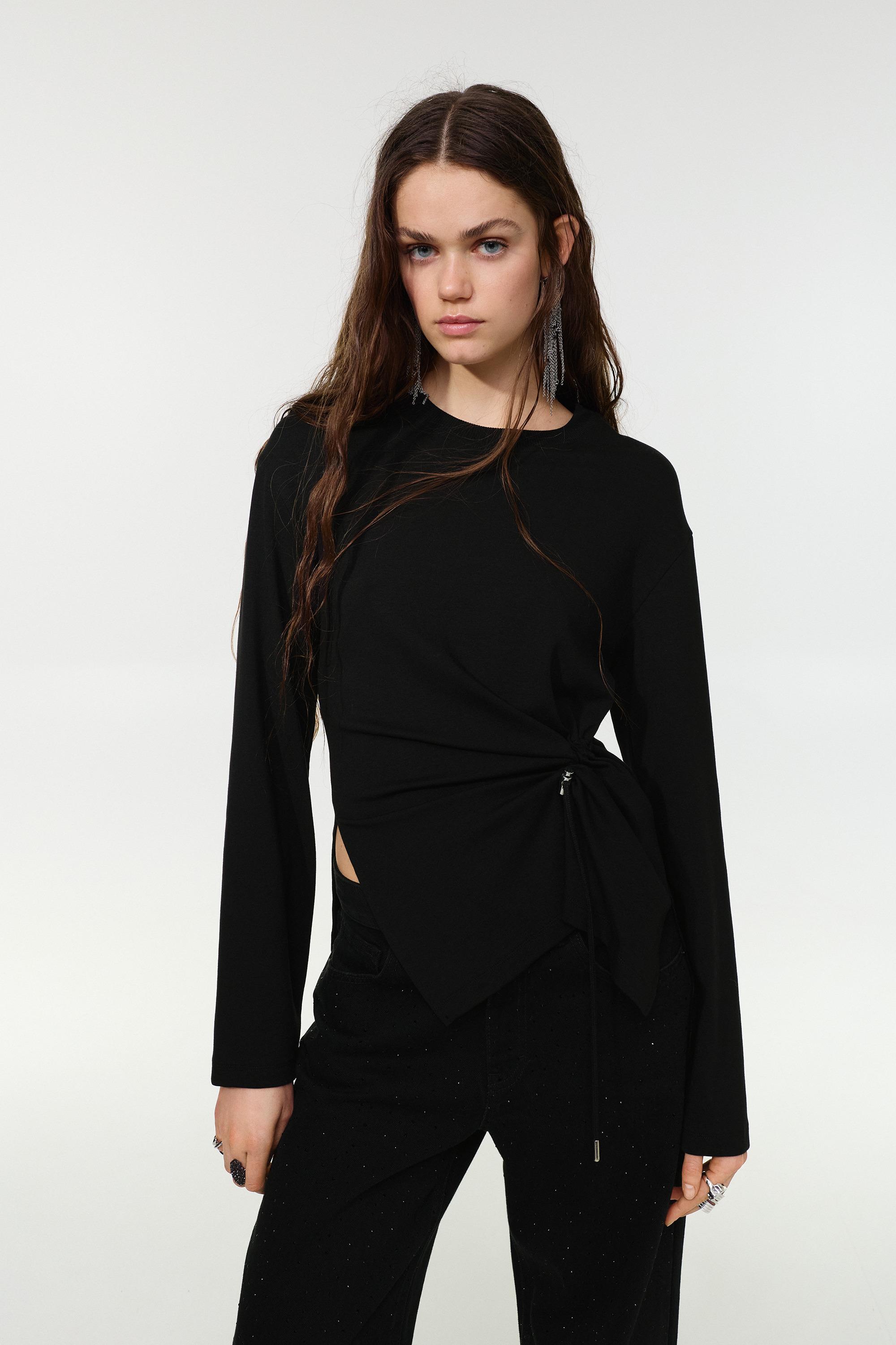 Uzun kollu aplike top - Görsel 24