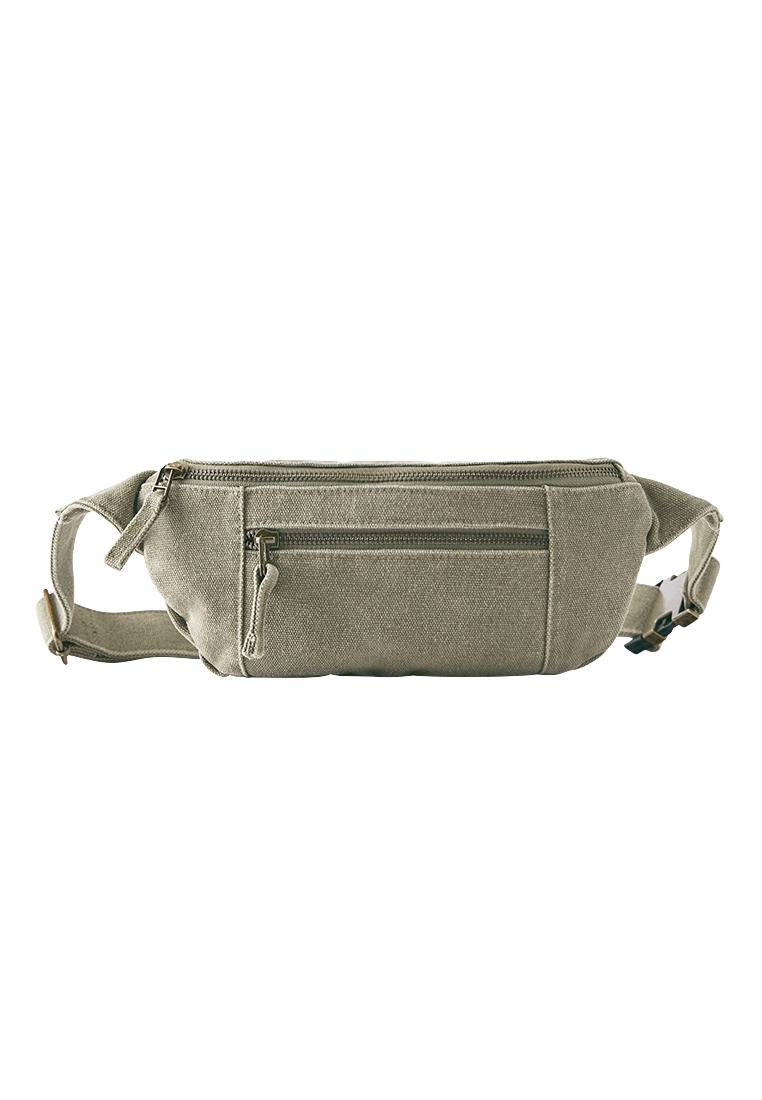 Canvas belt bag — Khaki